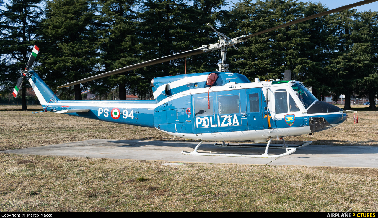 Italy - Police MM81653 aircraft at Milan - Malpensa