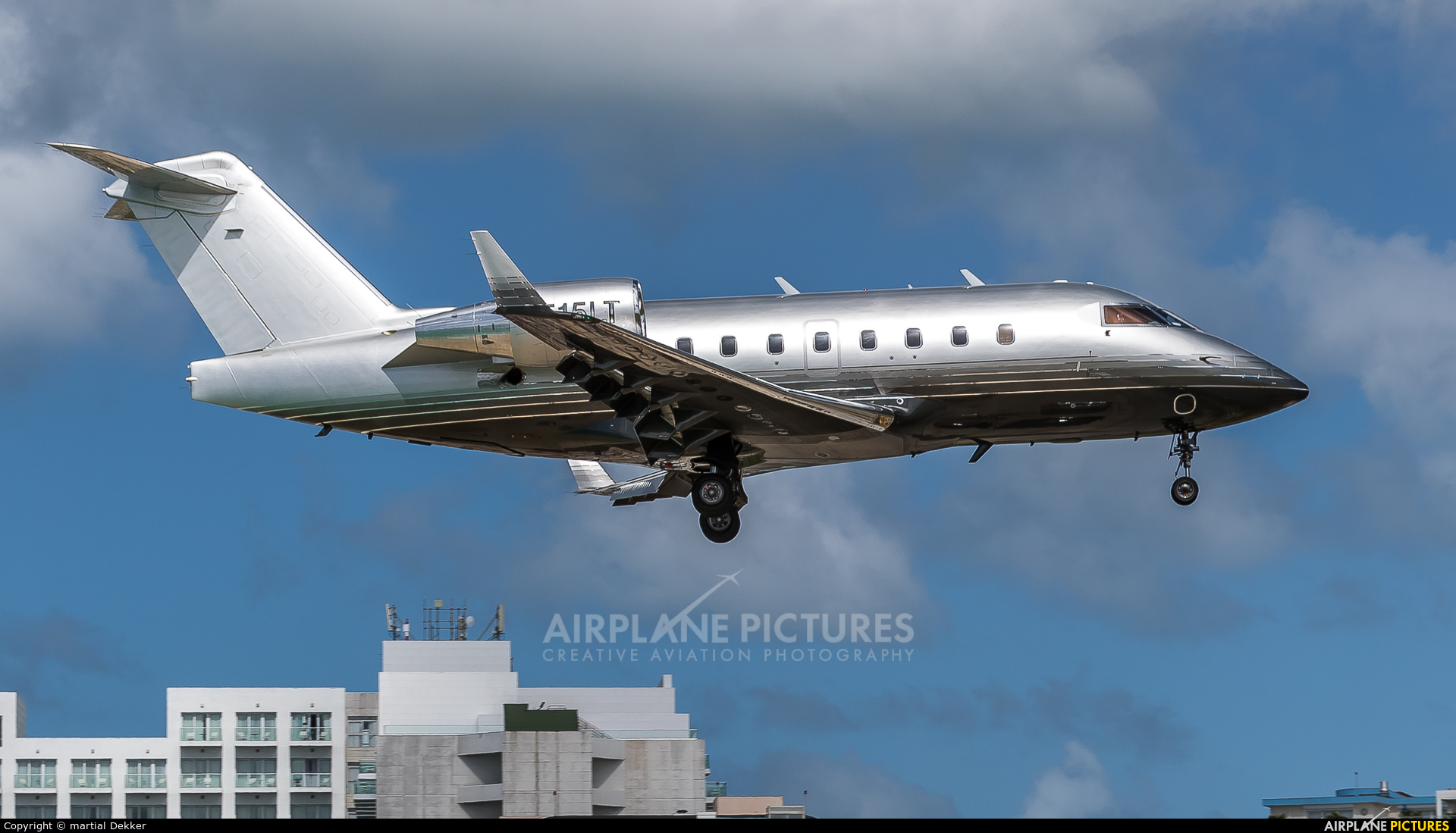 Private N515LT aircraft at Sint Maarten - Princess Juliana Intl