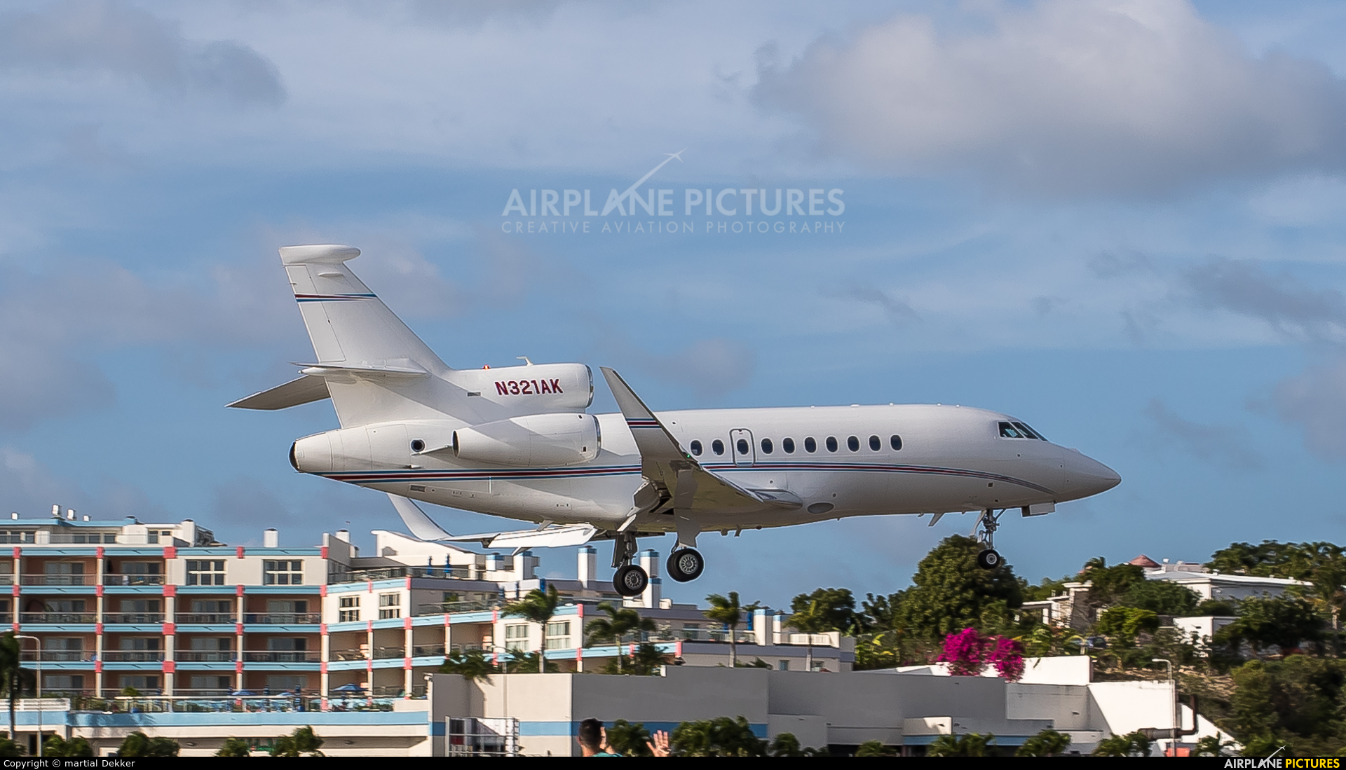 Private N321AK aircraft at Sint Maarten - Princess Juliana Intl