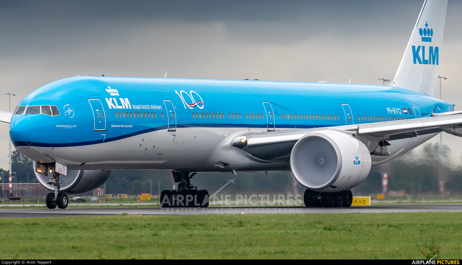 KLM PH-BVO aircraft at Amsterdam - Schiphol