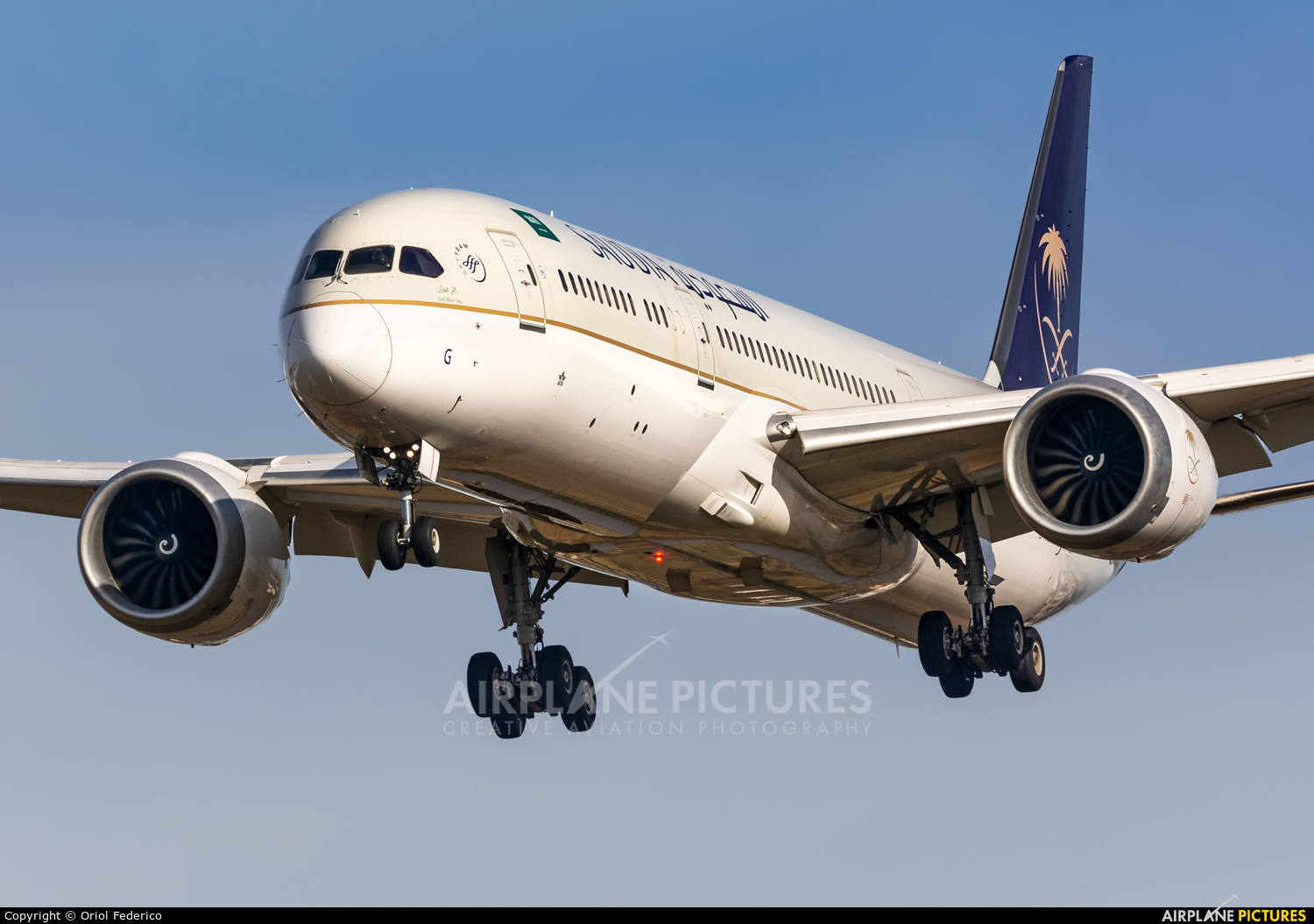 Saudi Arabian Airlines HZ-ARG aircraft at Barcelona - El Prat