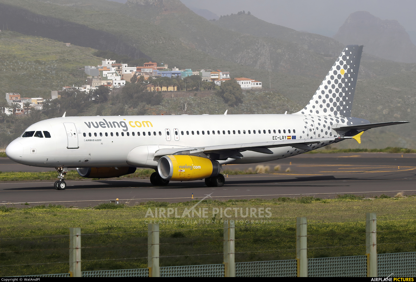 Vueling Airlines EC-LRY aircraft at Tenerife Norte - Los Rodeos