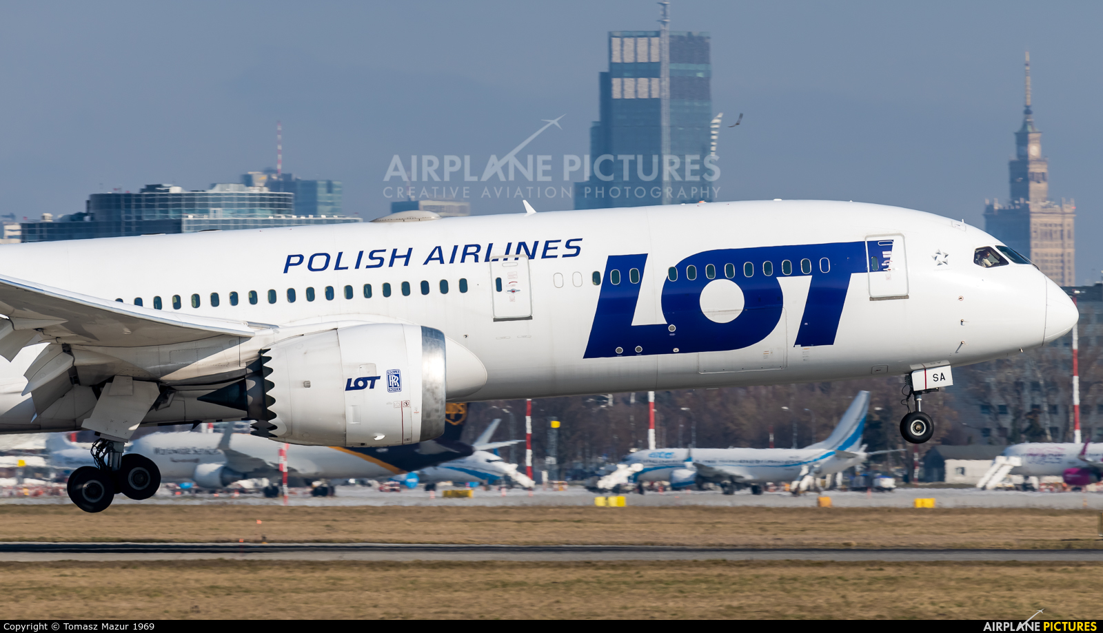 LOT - Polish Airlines SP-LSA aircraft at Warsaw - Frederic Chopin
