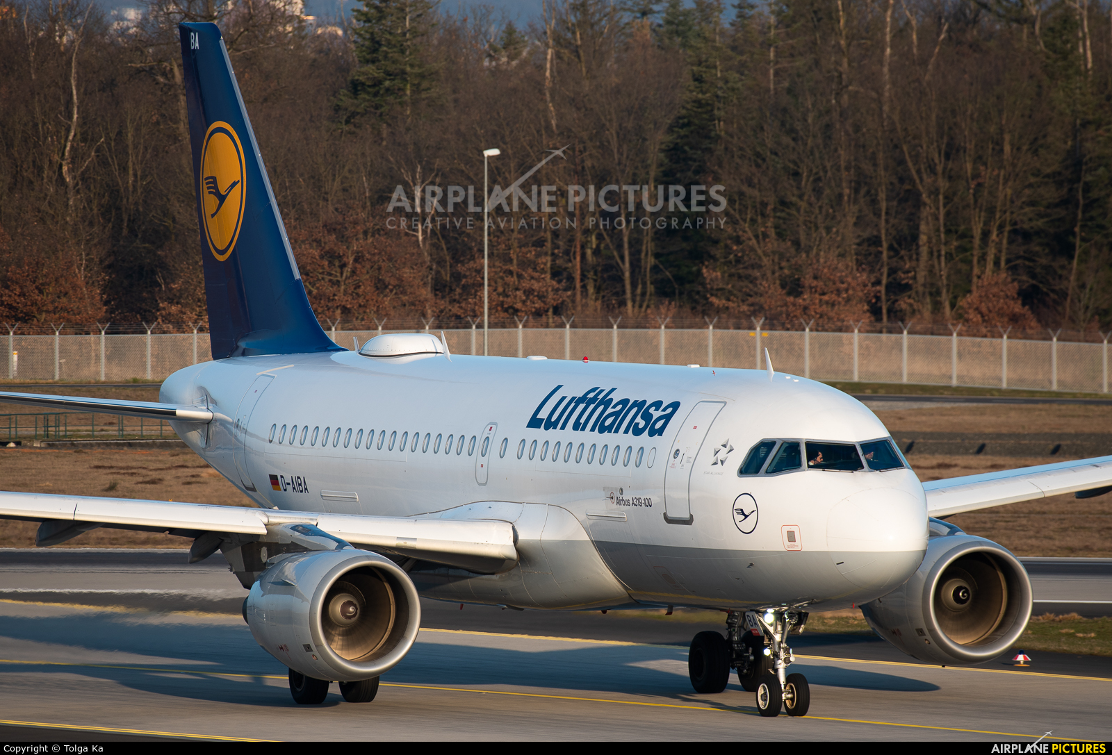 Lufthansa D-AIBA aircraft at Frankfurt