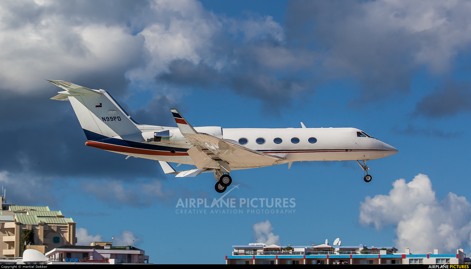 Private N99PD aircraft at Sint Maarten - Princess Juliana Intl