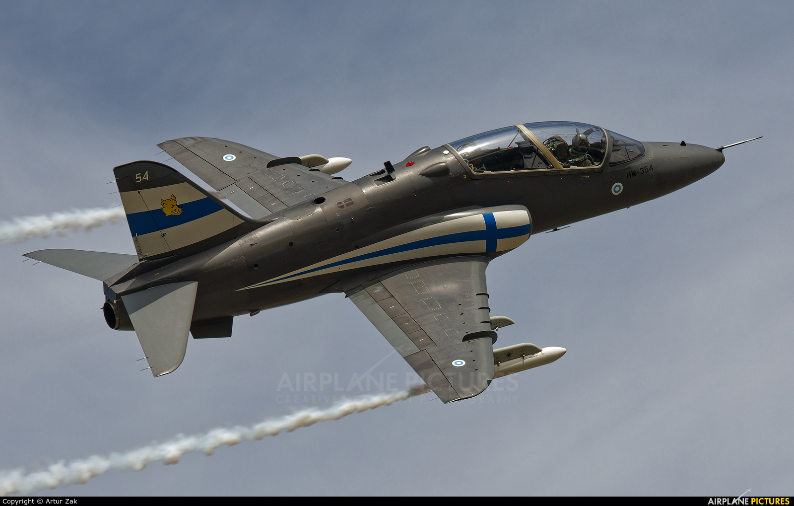 Finland - Air Force: Midnight Hawks HW-354 aircraft at Fairford
