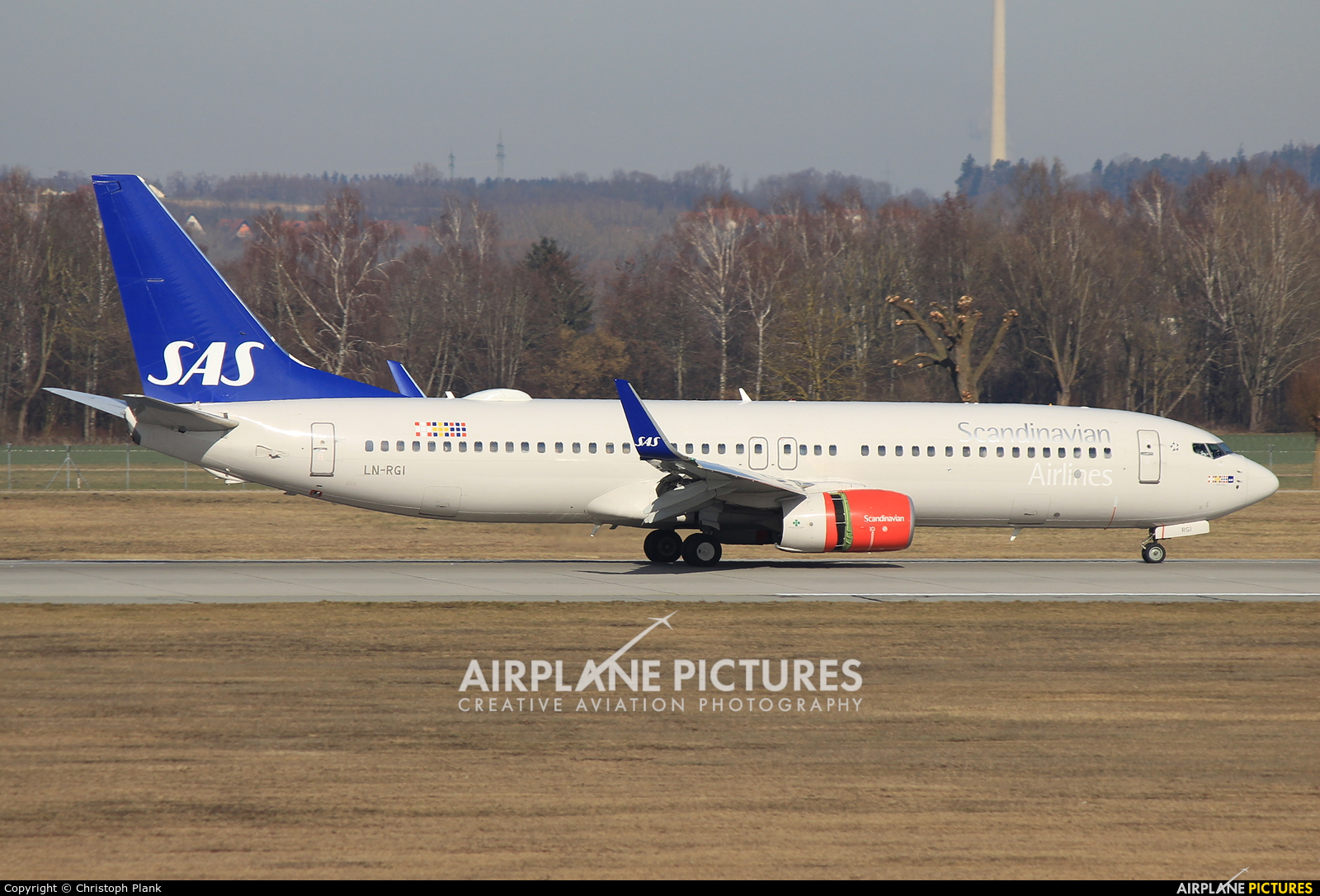 SAS - Scandinavian Airlines LN-RGI aircraft at Munich