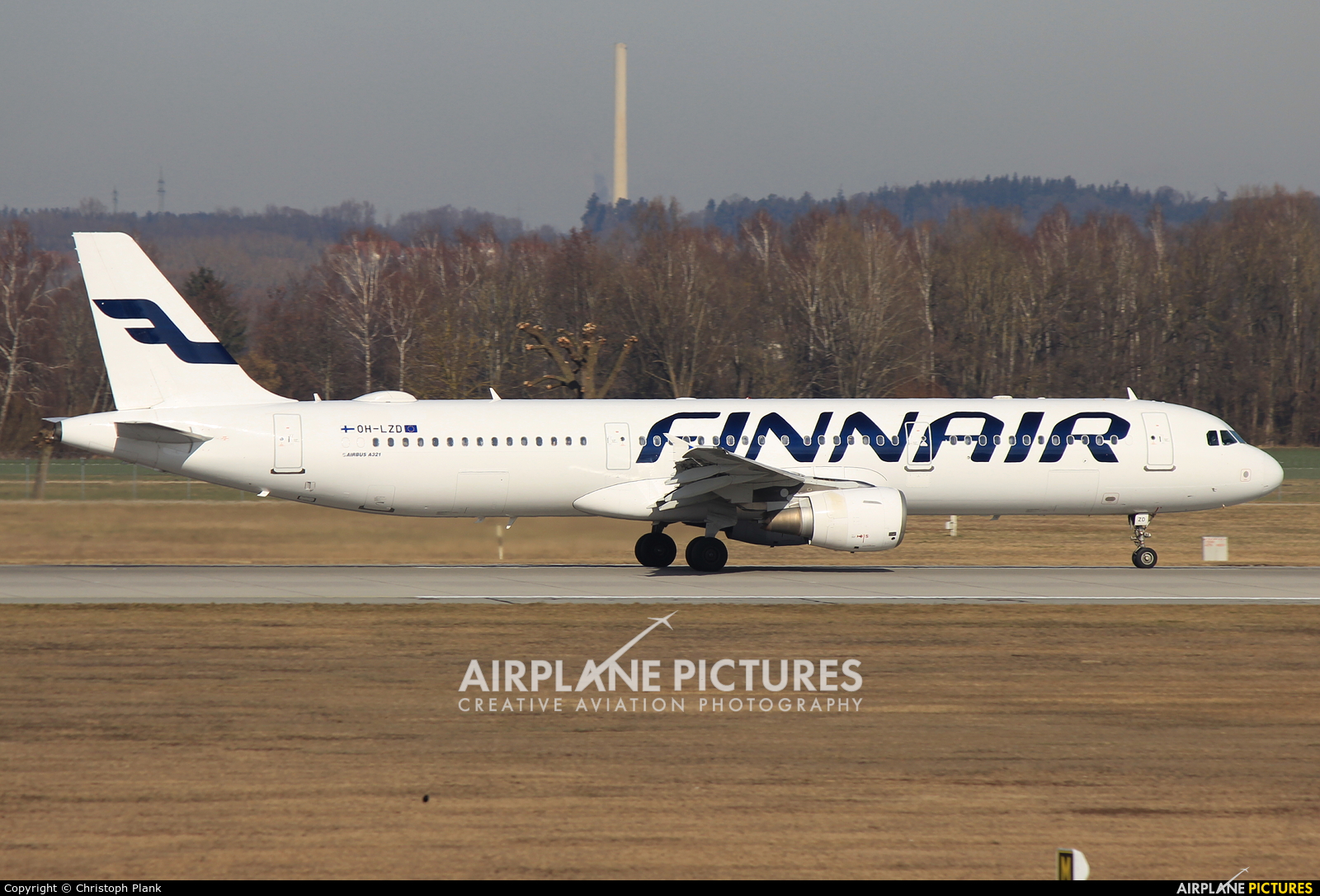 Finnair OH-LZD aircraft at Munich