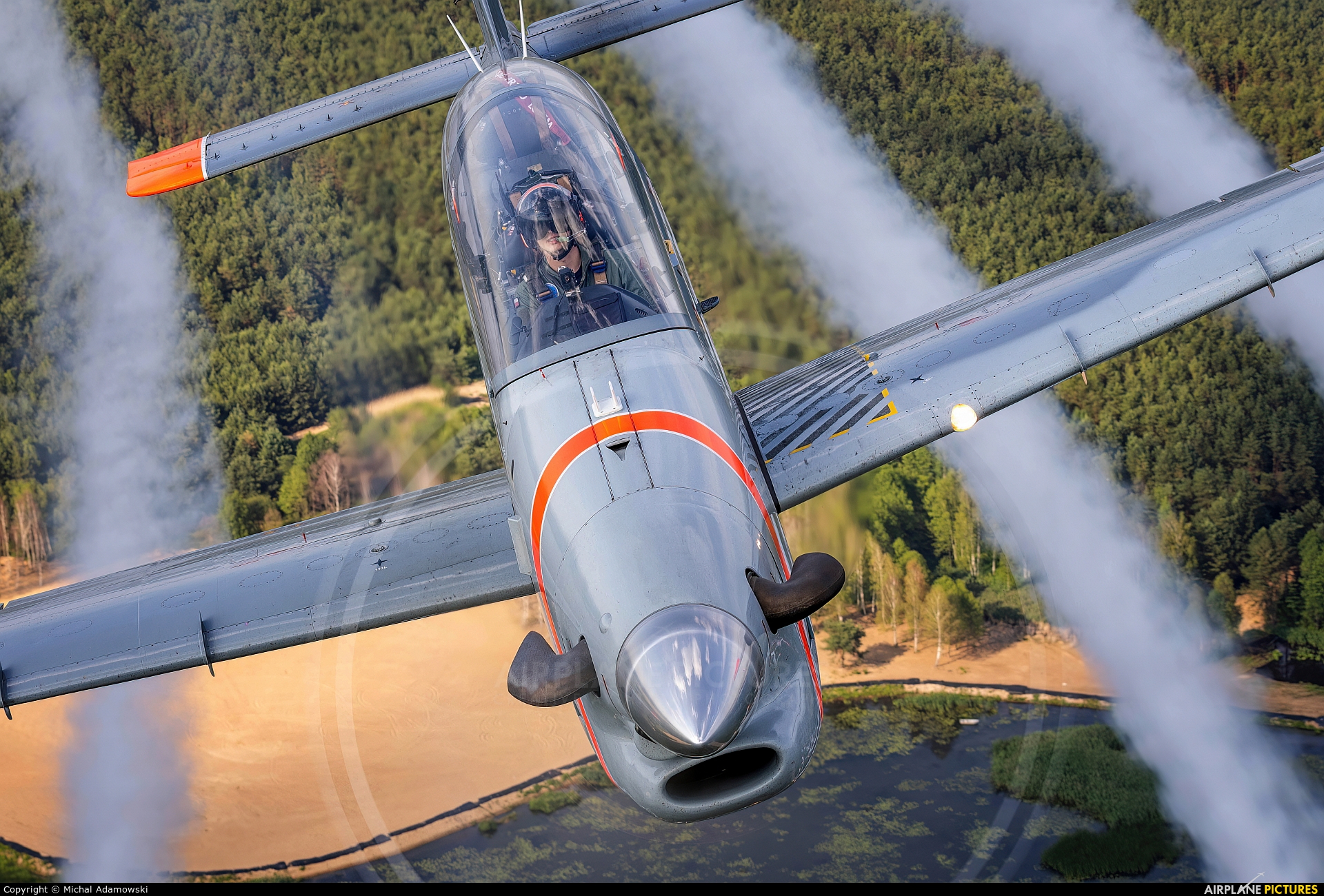 Poland - Air Force "Orlik Acrobatic Group" 044 aircraft at Off Airport - Poland