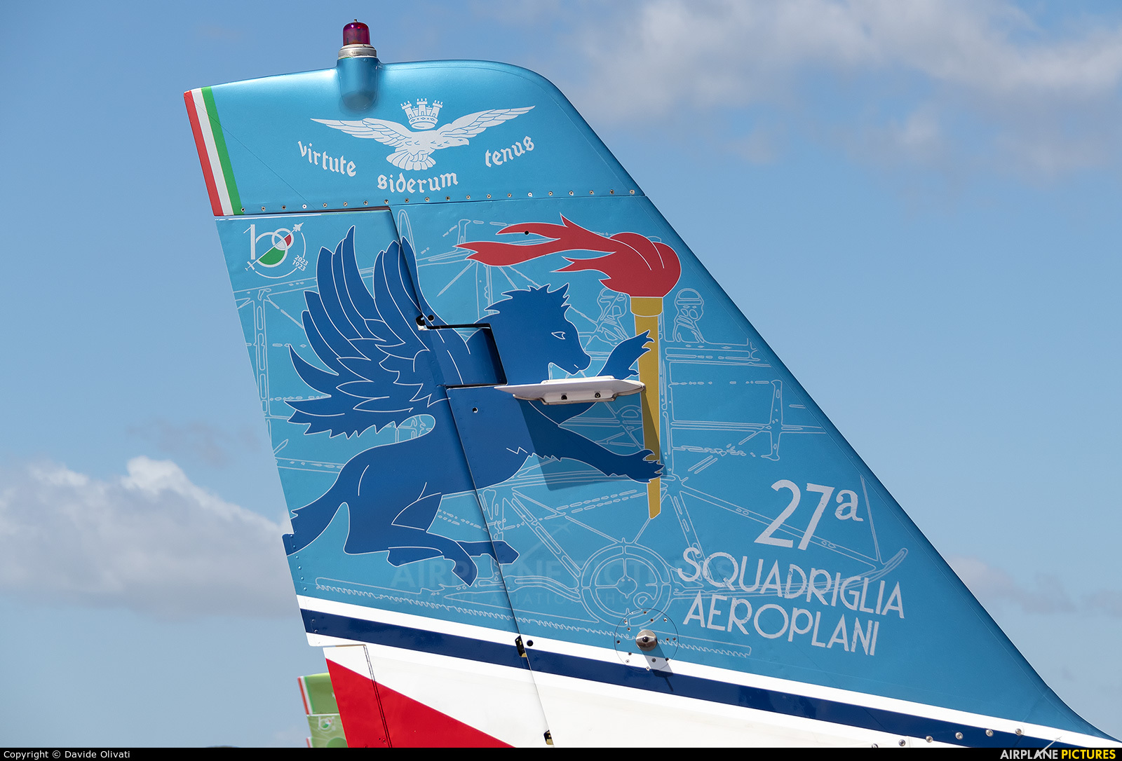Italy - Air Force "Frecce Tricolori" MM54514 aircraft at Pratica di Mare