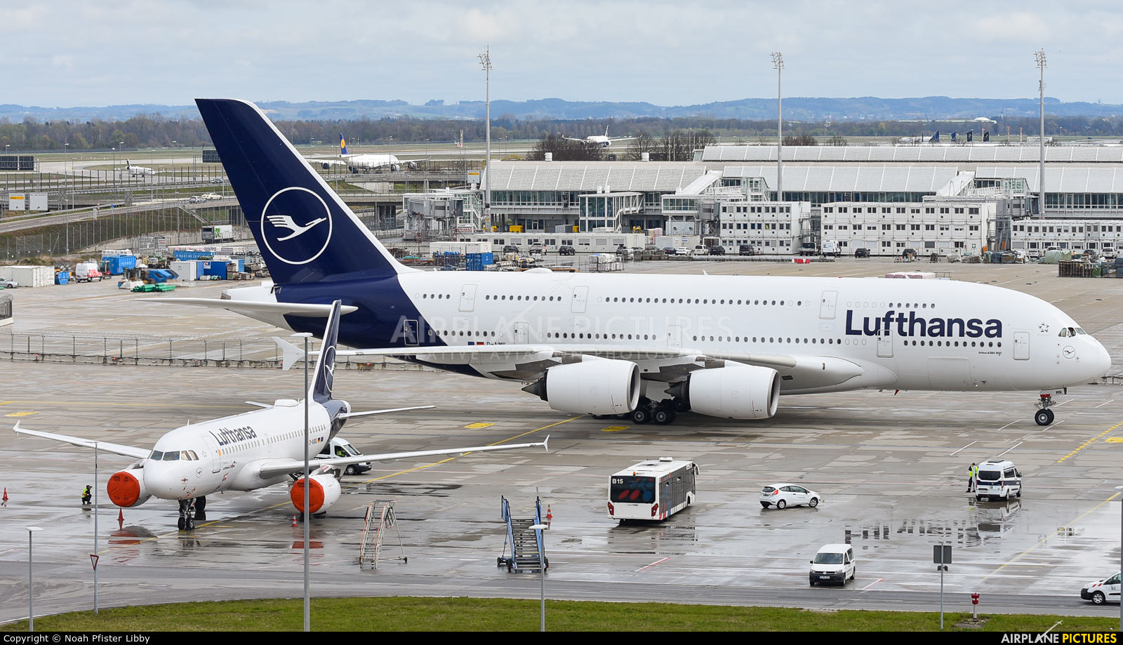 Lufthansa D-AIMK aircraft at Munich
