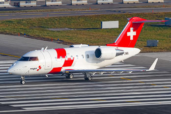 HB-JWA - REGA Swiss Air Ambulance  Bombardier Challenger 650