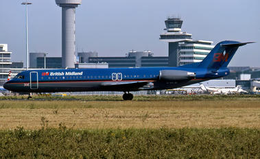 G-BVJD - British Midland Fokker 100