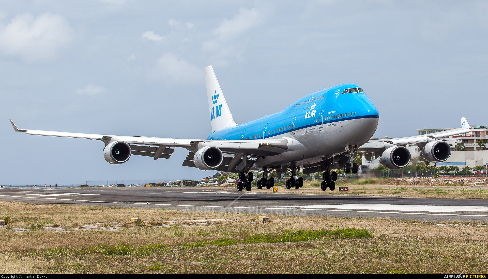 KLM PH-BFA aircraft at Sint Maarten - Princess Juliana Intl