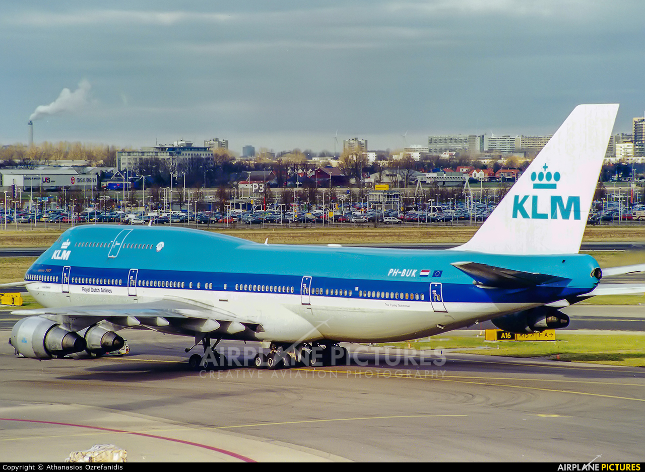 KLM PH-BUK aircraft at Amsterdam - Schiphol