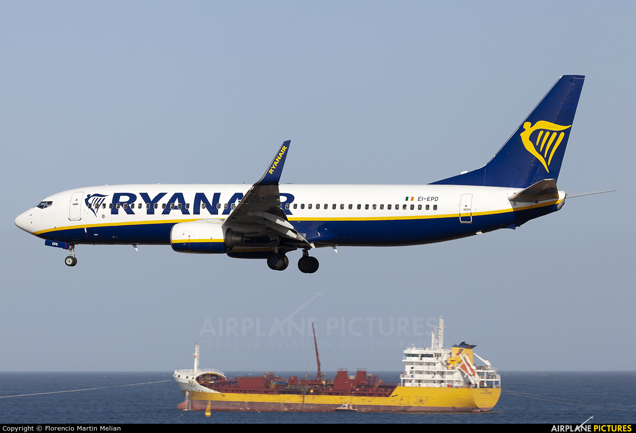Ryanair EI-EPD aircraft at Lanzarote - Arrecife
