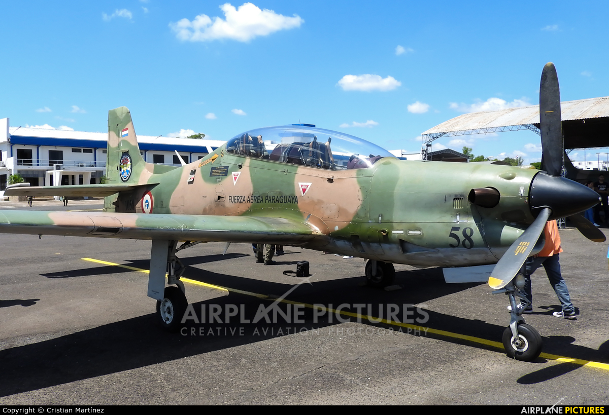 Paraguay - Air Force FAP-1058 aircraft at Asuncion - Silvio Pettirossi Intl