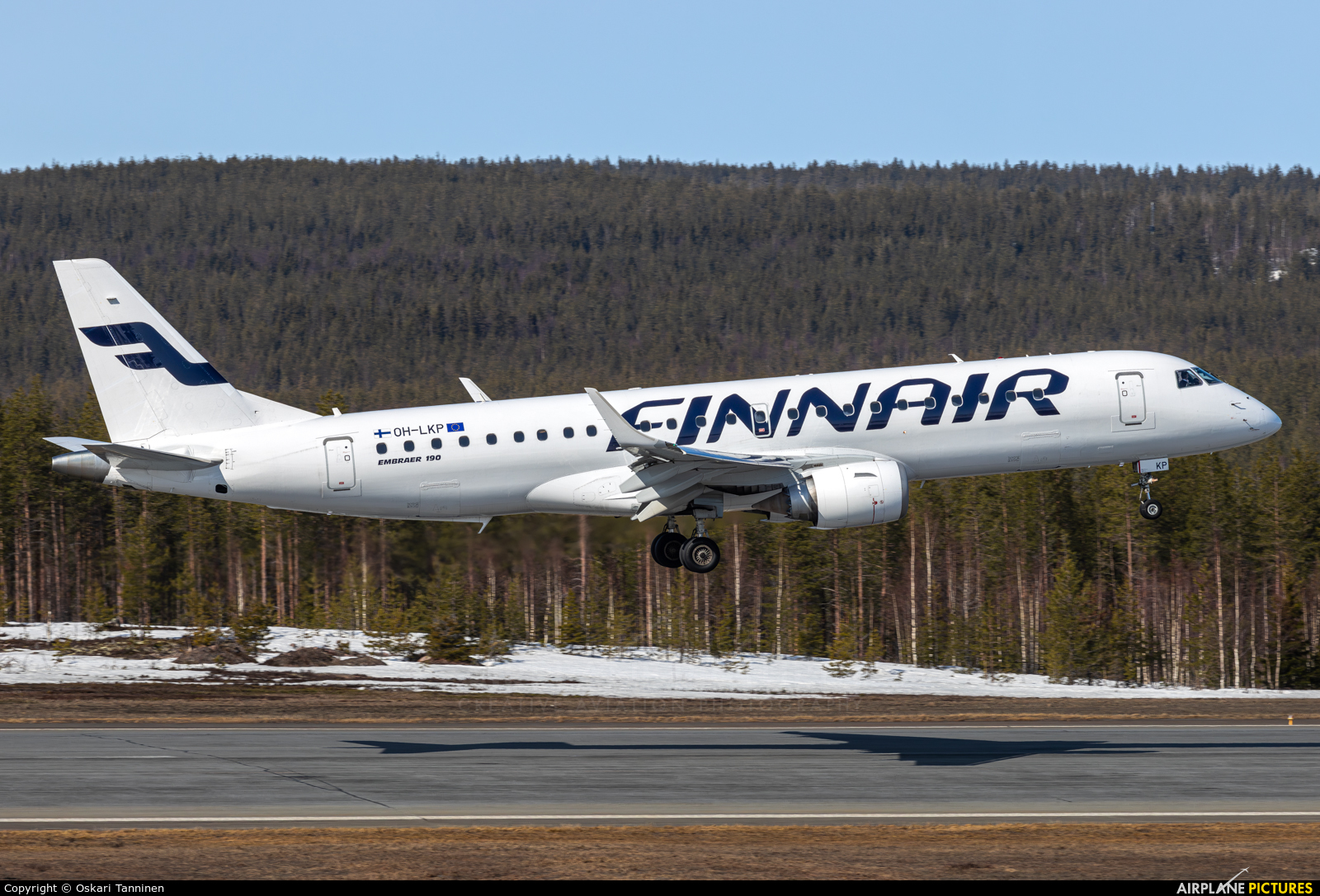 Finnair OH-LKP aircraft at Rovaniemi