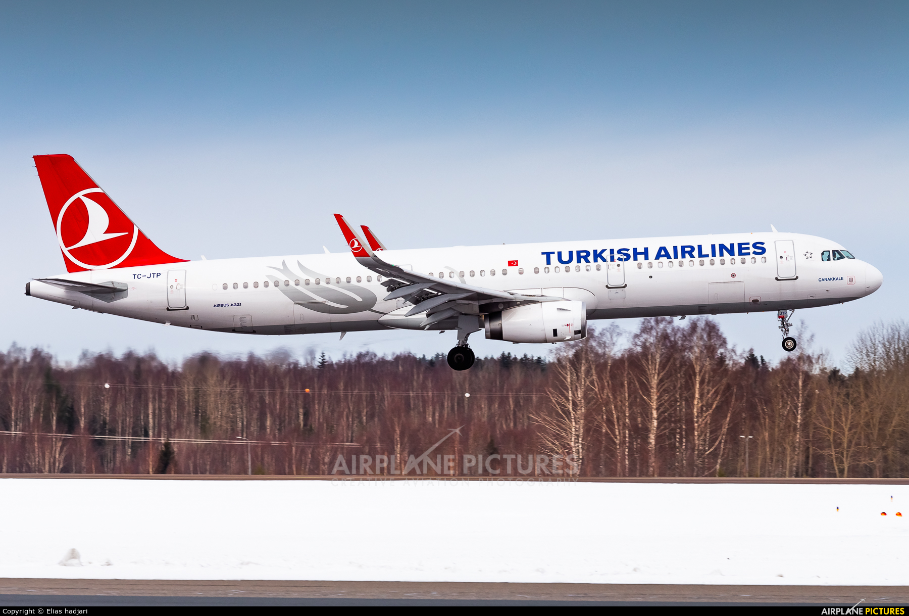 Turkish Airlines TC-JTP aircraft at Helsinki - Vantaa