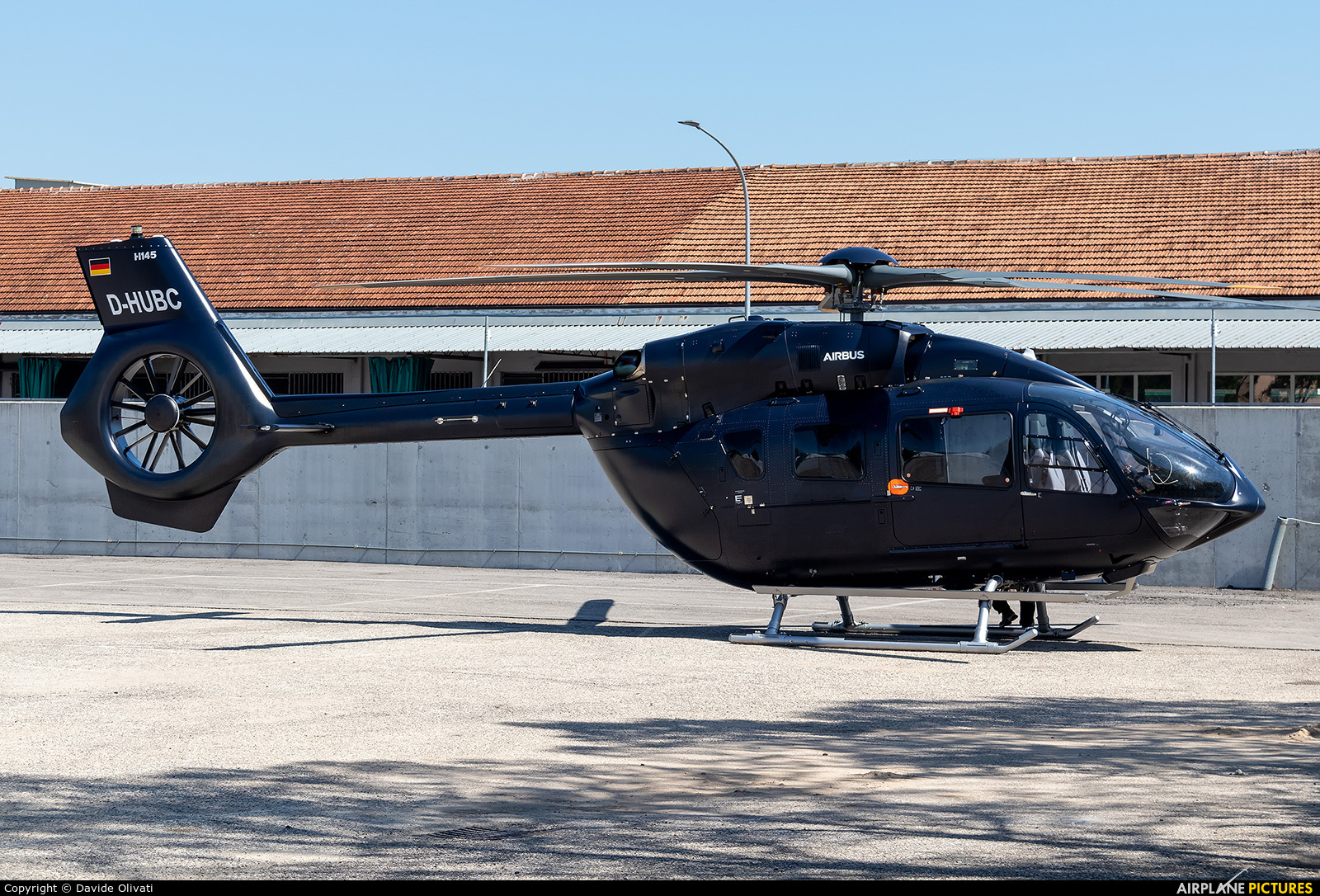 Private D-HUBC aircraft at Off Airport - Italy