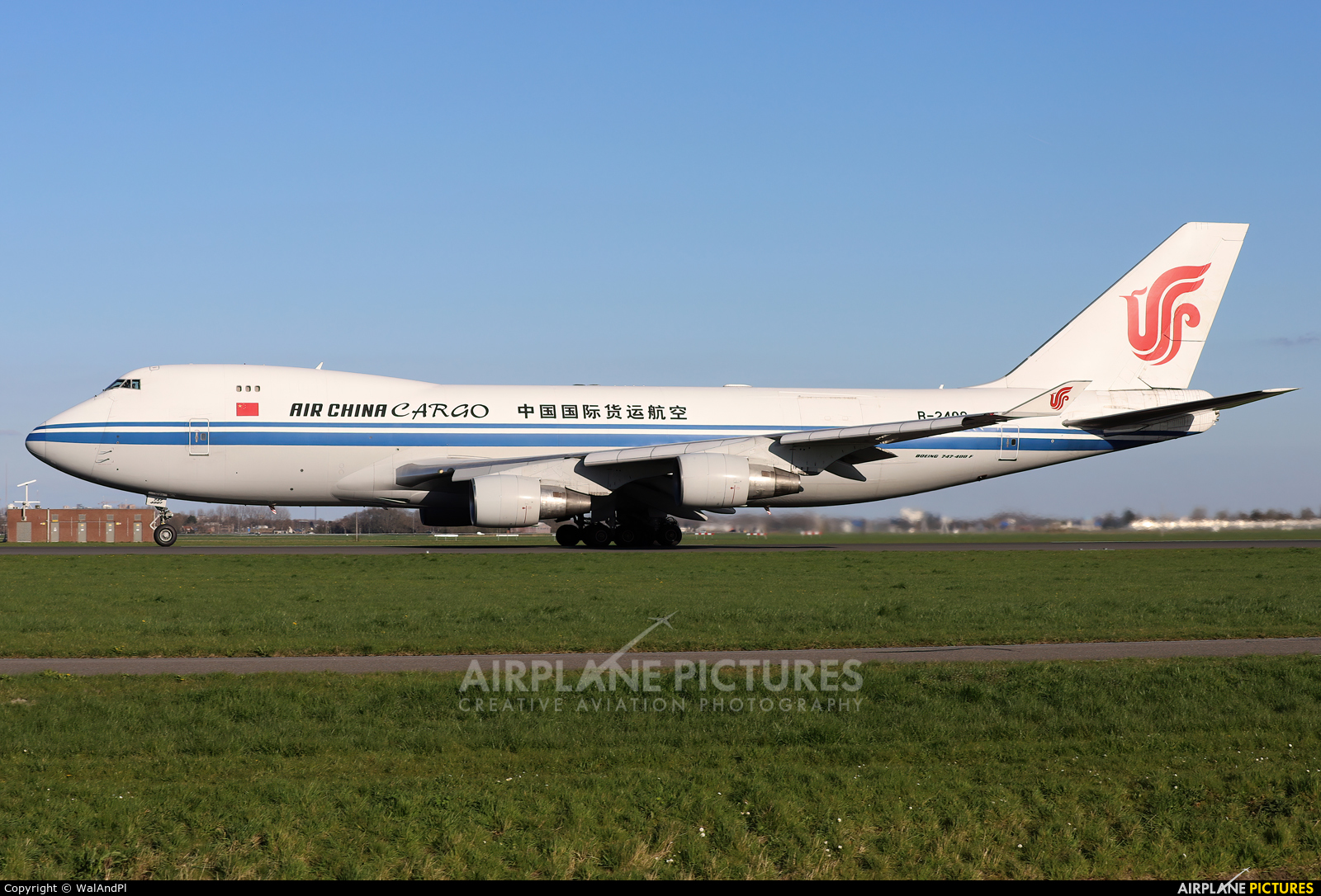 Air China Cargo B-2409 aircraft at Amsterdam - Schiphol