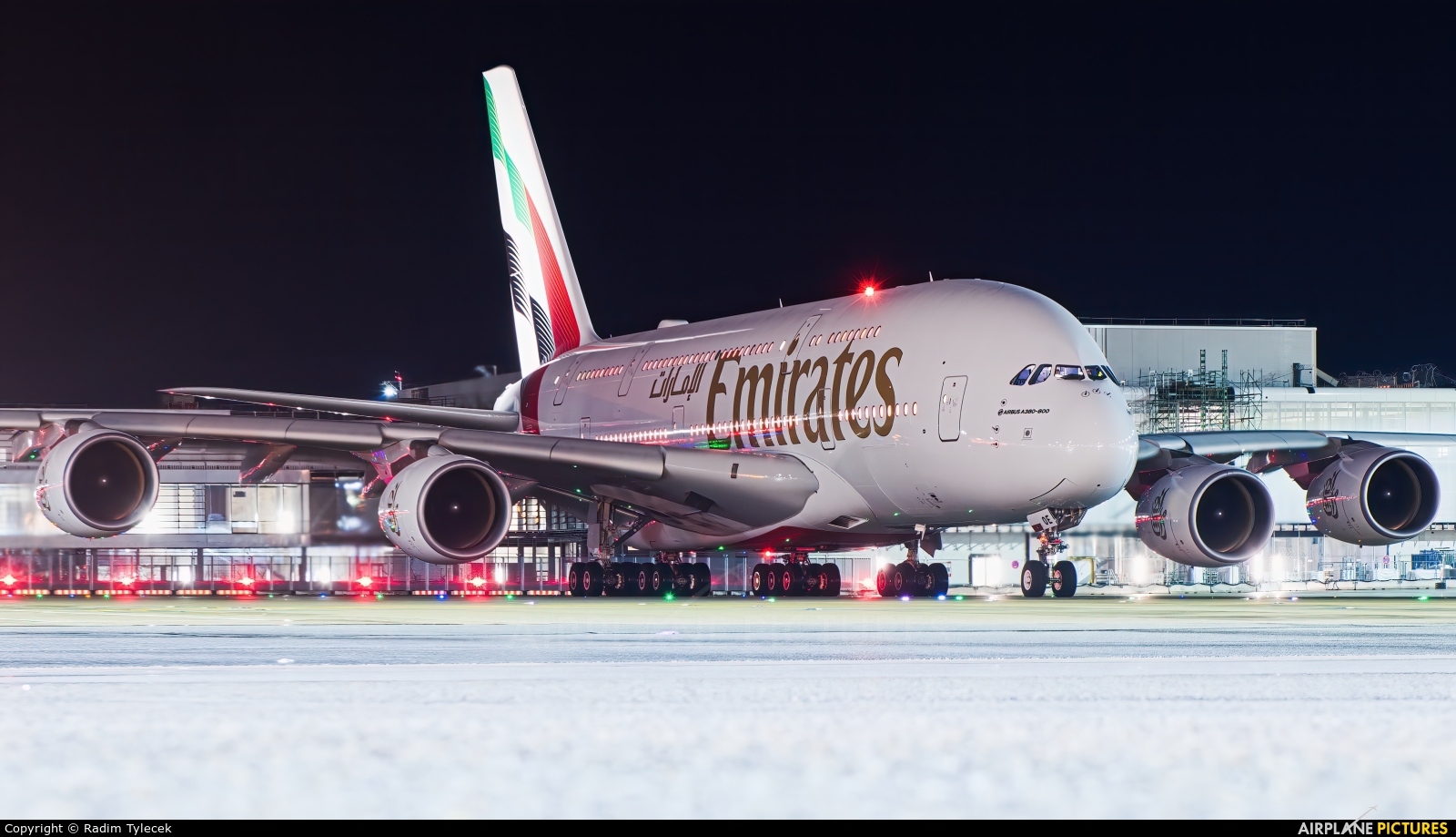 Emirates Airlines A6-EOE aircraft at Munich