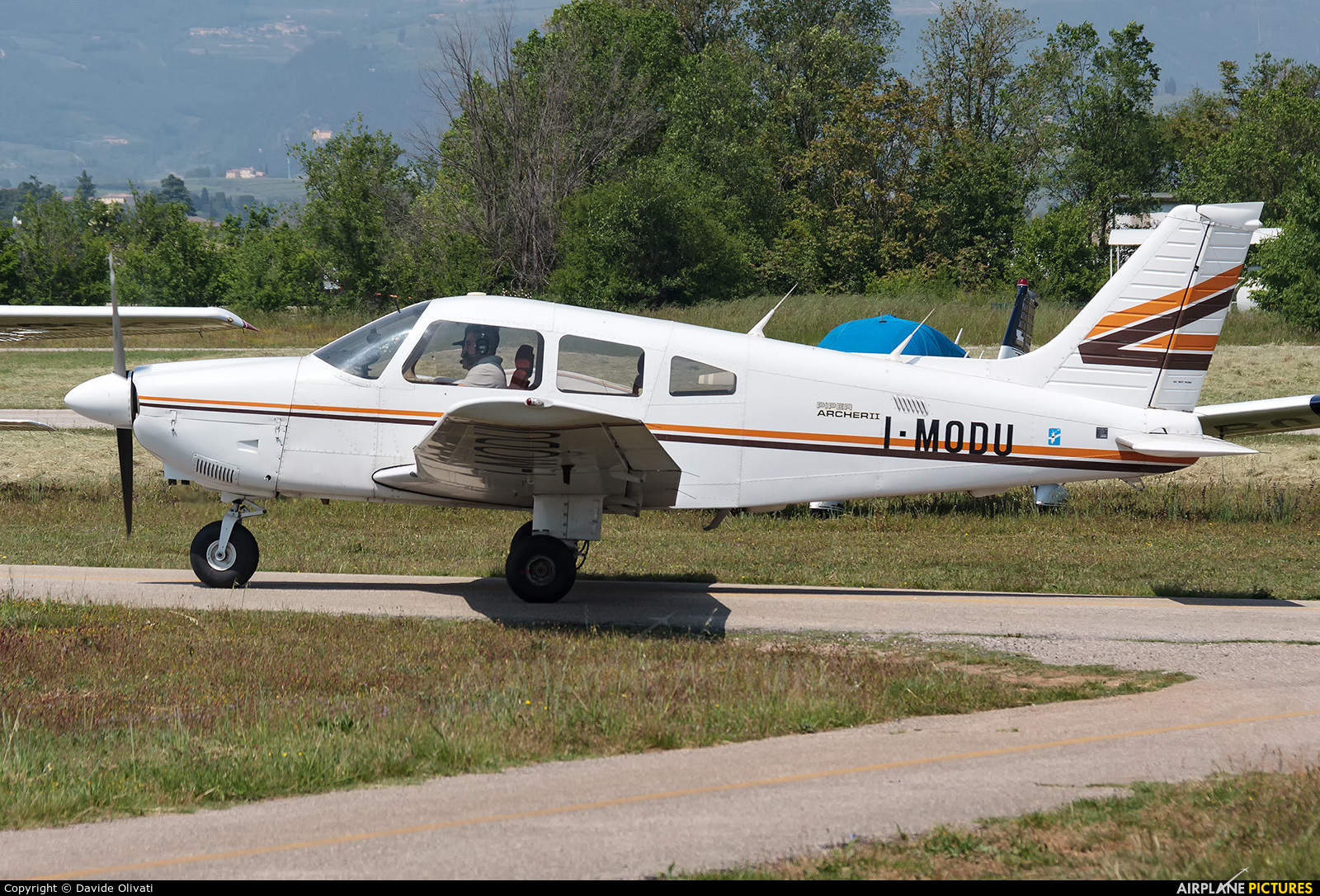 Private I-MODU aircraft at Verona - Boscomantico
