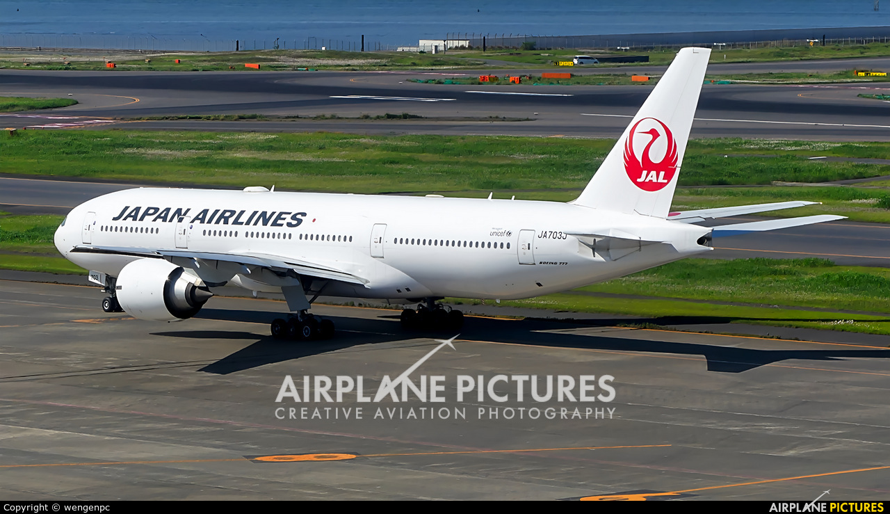 JAL - Japan Airlines JA703J aircraft at Tokyo - Haneda Intl