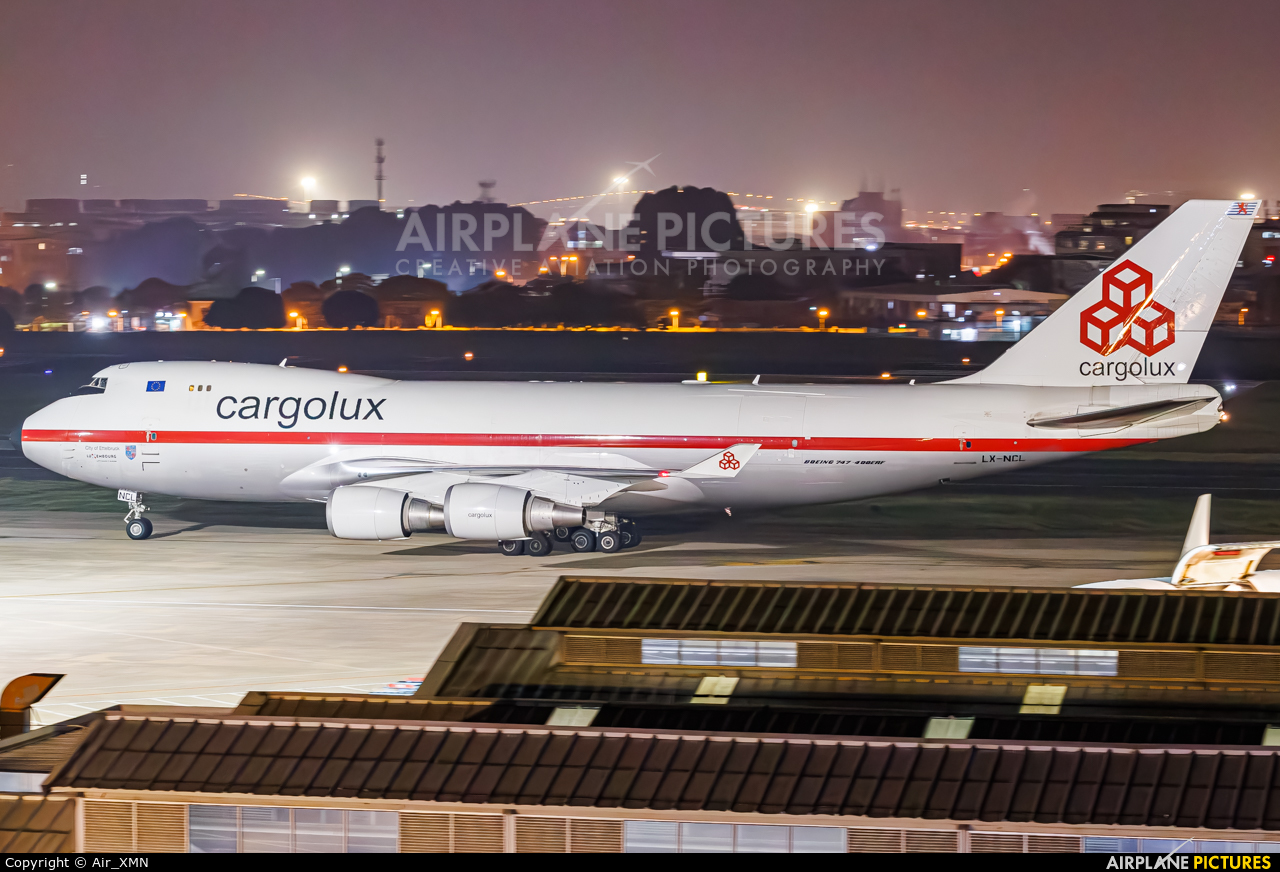 Cargolux LX-NCL aircraft at Xiamen Gaoqi International