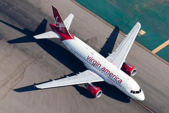 N527VA - Virgin America Airbus A319