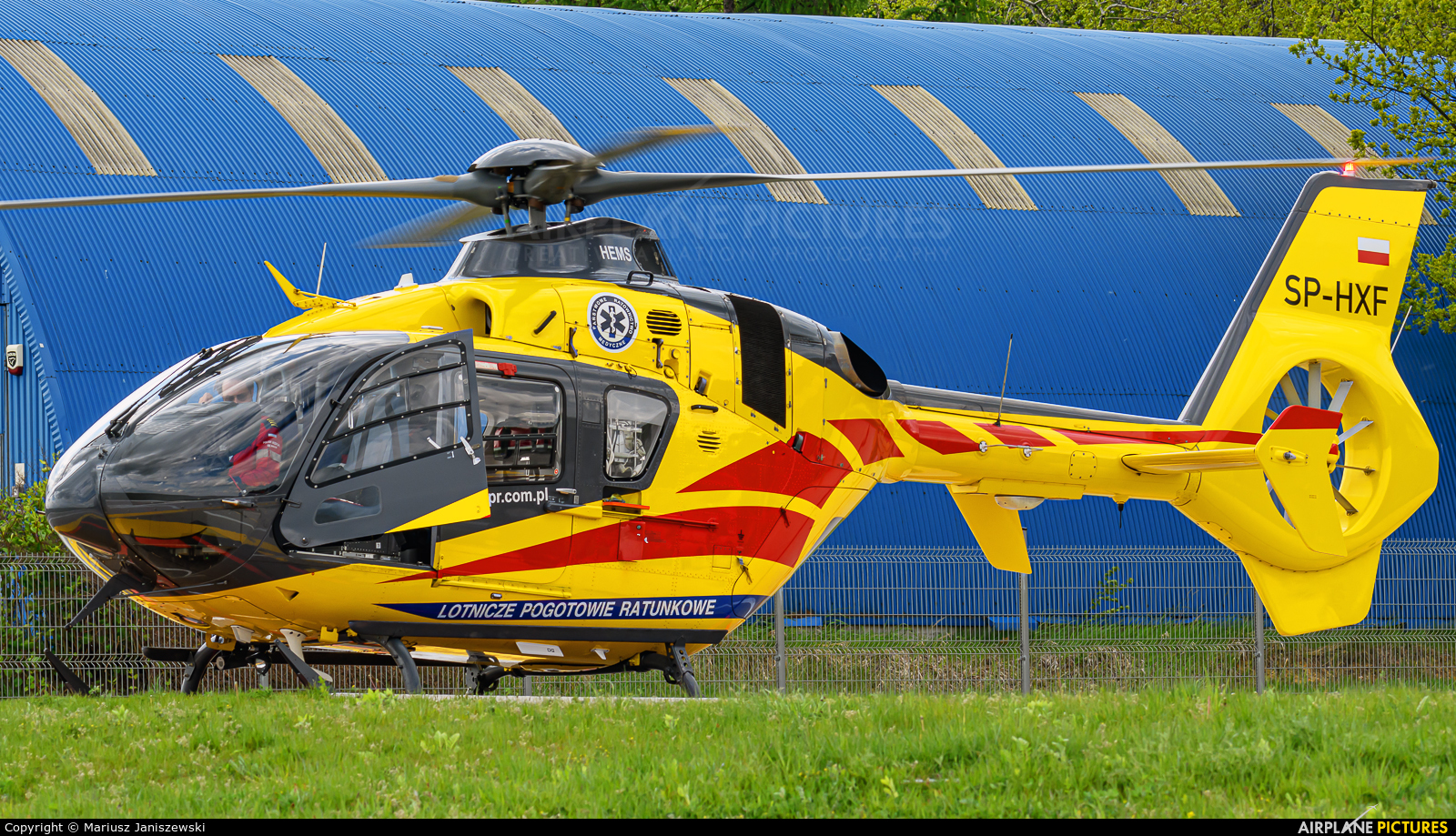 Polish Medical Air Rescue - Lotnicze Pogotowie Ratunkowe SP-HXF aircraft at Katowice Muchowiec