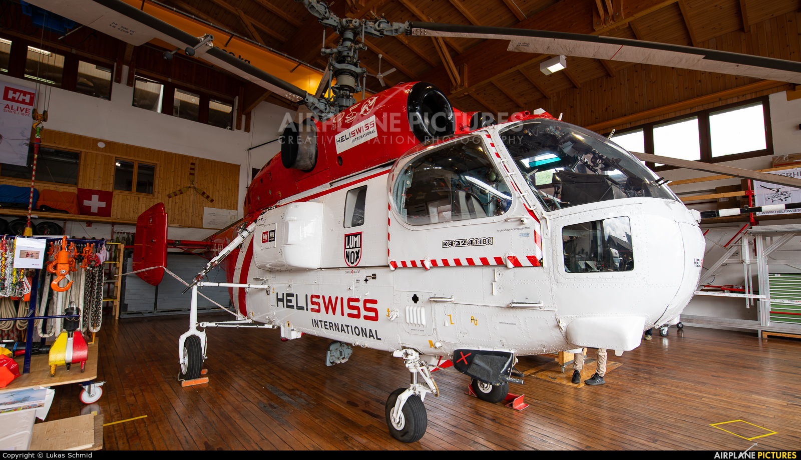 Heliswiss international HB-XKA aircraft at Off Airport - Switzerland
