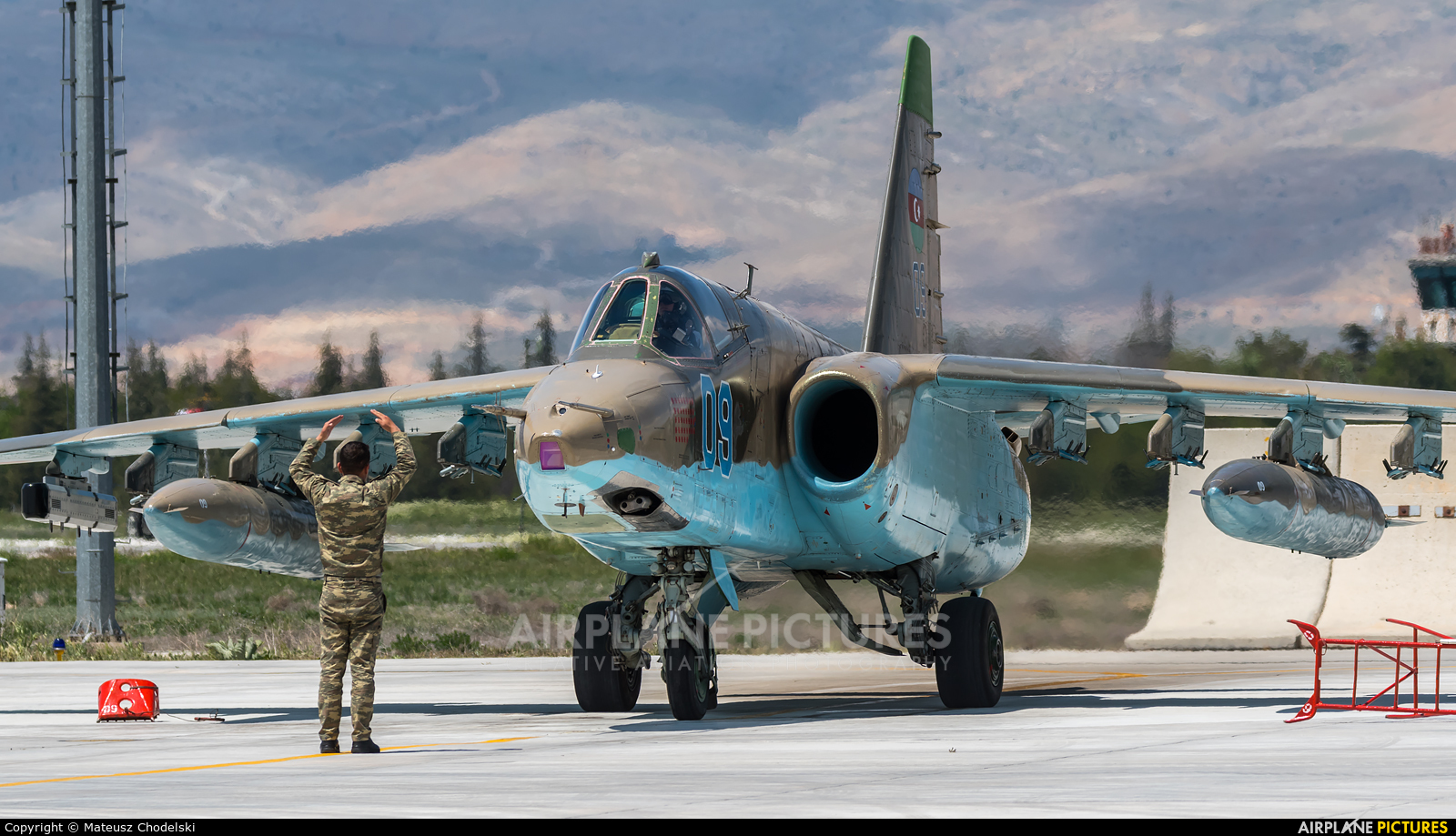 Azerbaijan - Air Force 09 aircraft at Konya