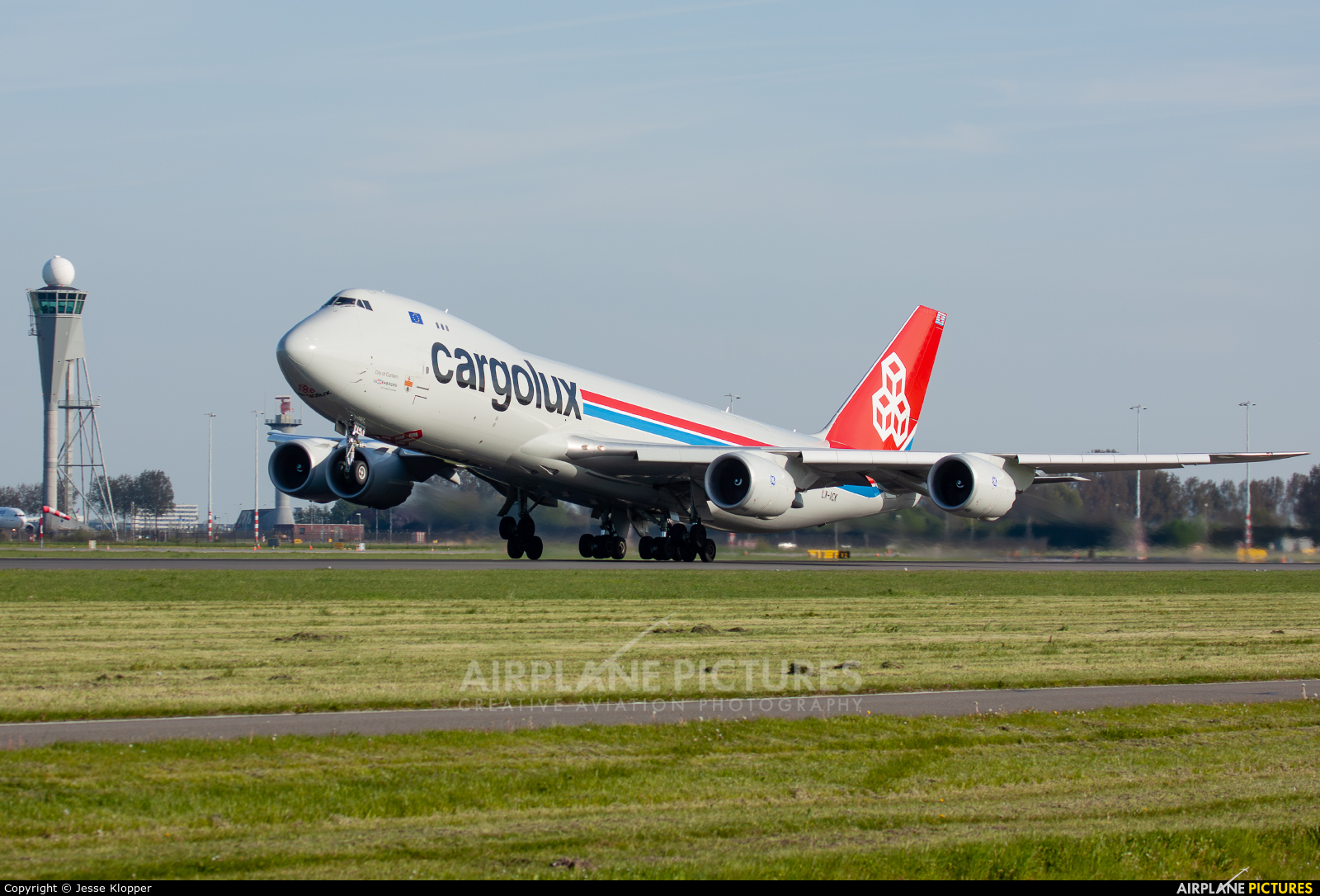 Cargolux LX-VCK aircraft at Amsterdam - Schiphol