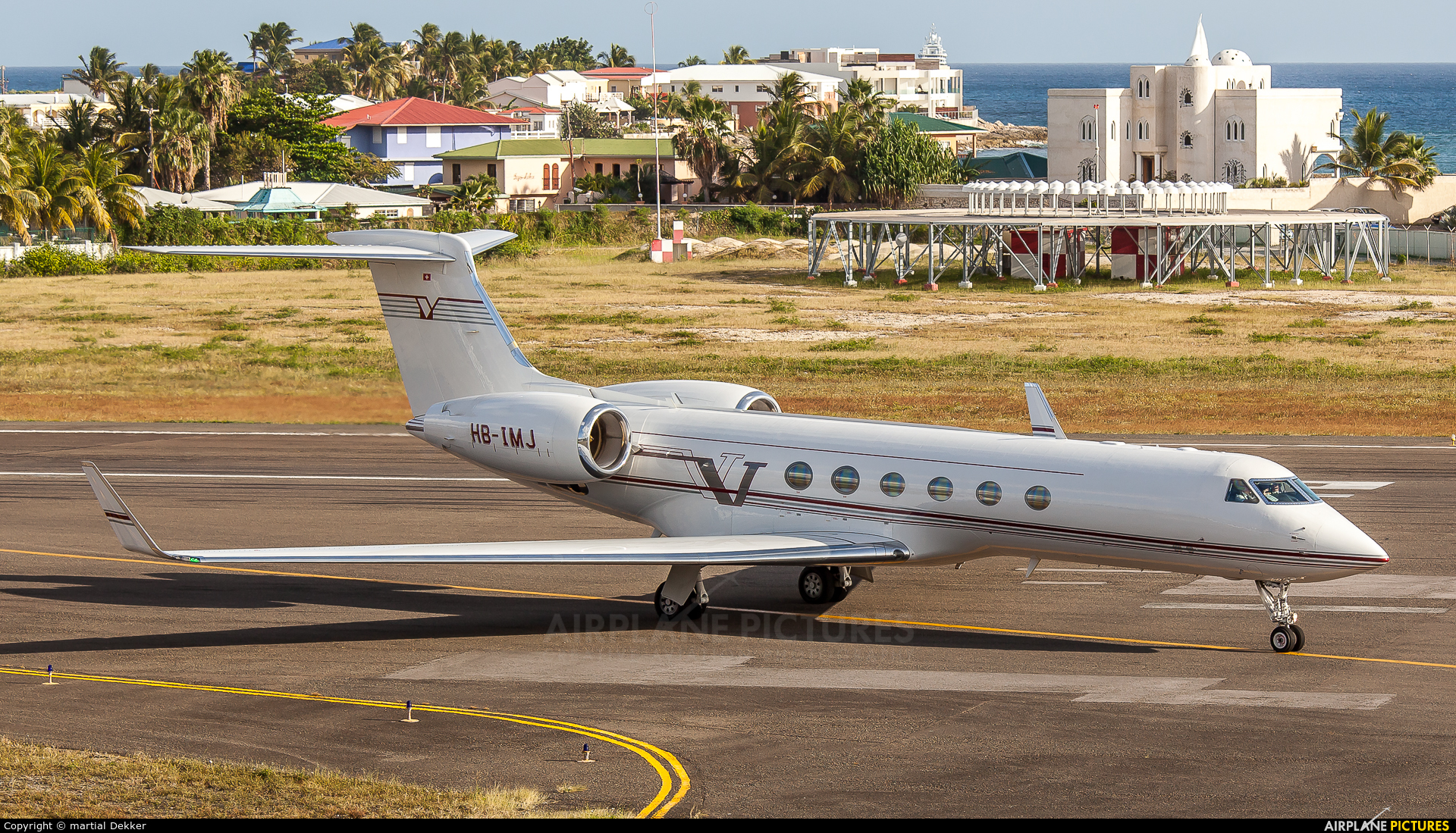 Private HB-IMJ aircraft at Sint Maarten - Princess Juliana Intl