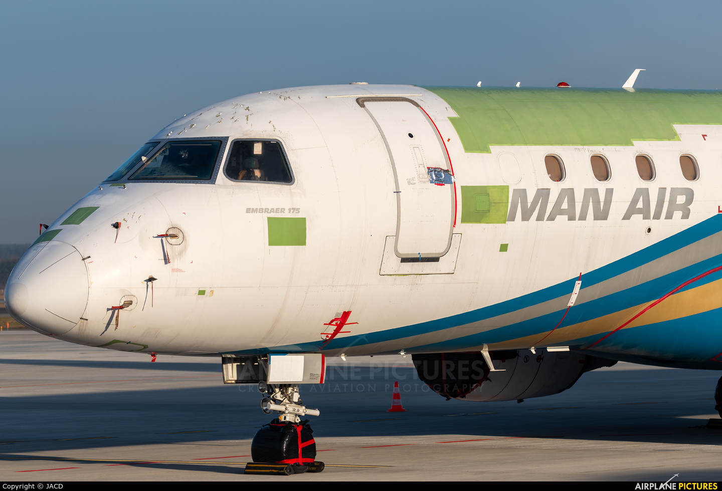 Oman Air M-ABPR aircraft at Katowice - Pyrzowice