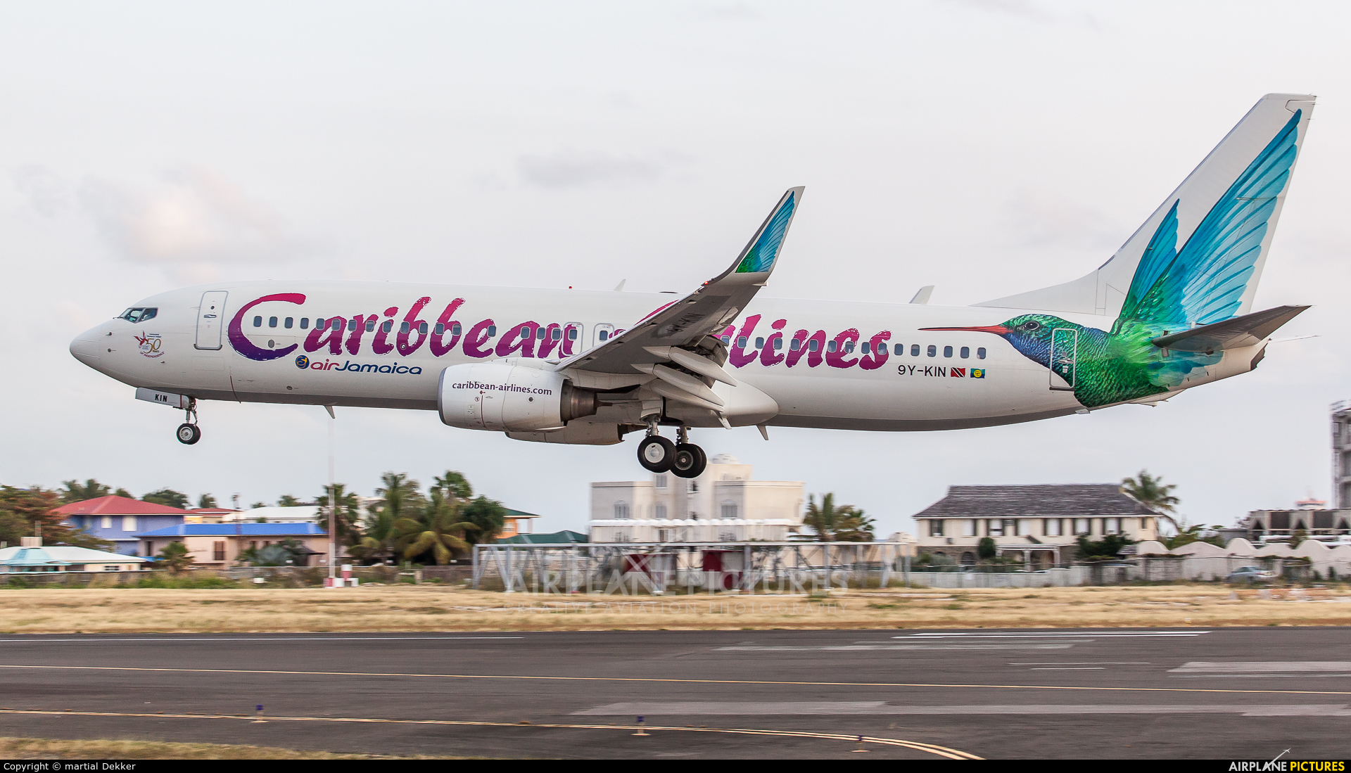 Caribbean Airlines  9Y-KIN aircraft at Sint Maarten - Princess Juliana Intl