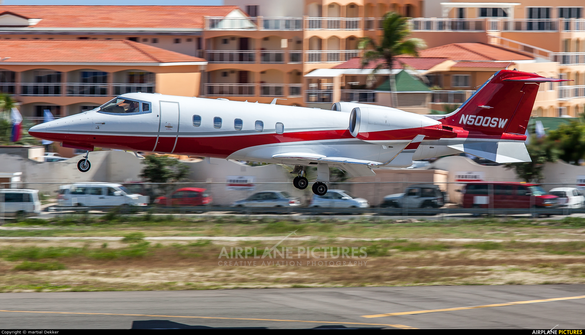 Private N500SW aircraft at Sint Maarten - Princess Juliana Intl