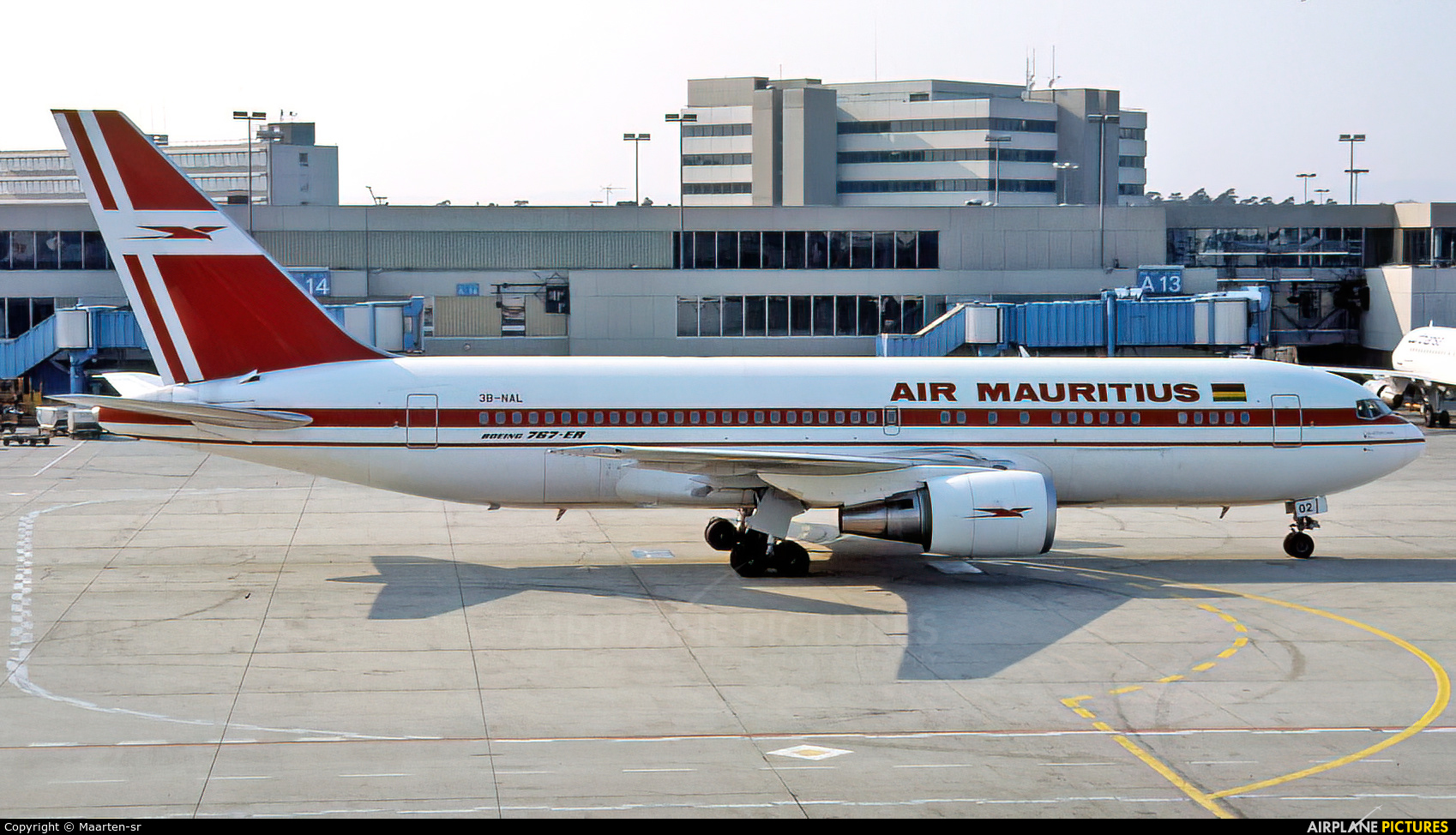 Air Mauritius 3B-NAL aircraft at Frankfurt