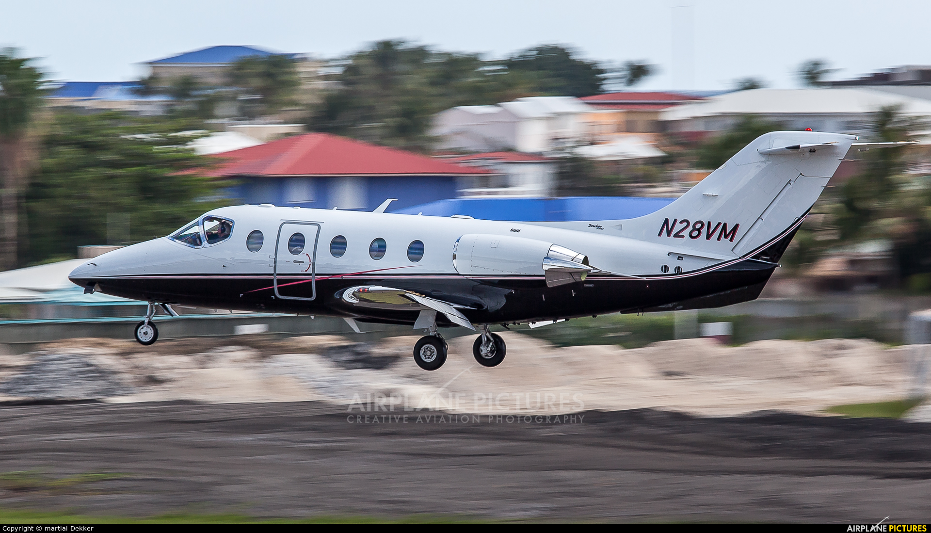 Private N28VM aircraft at Sint Maarten - Princess Juliana Intl