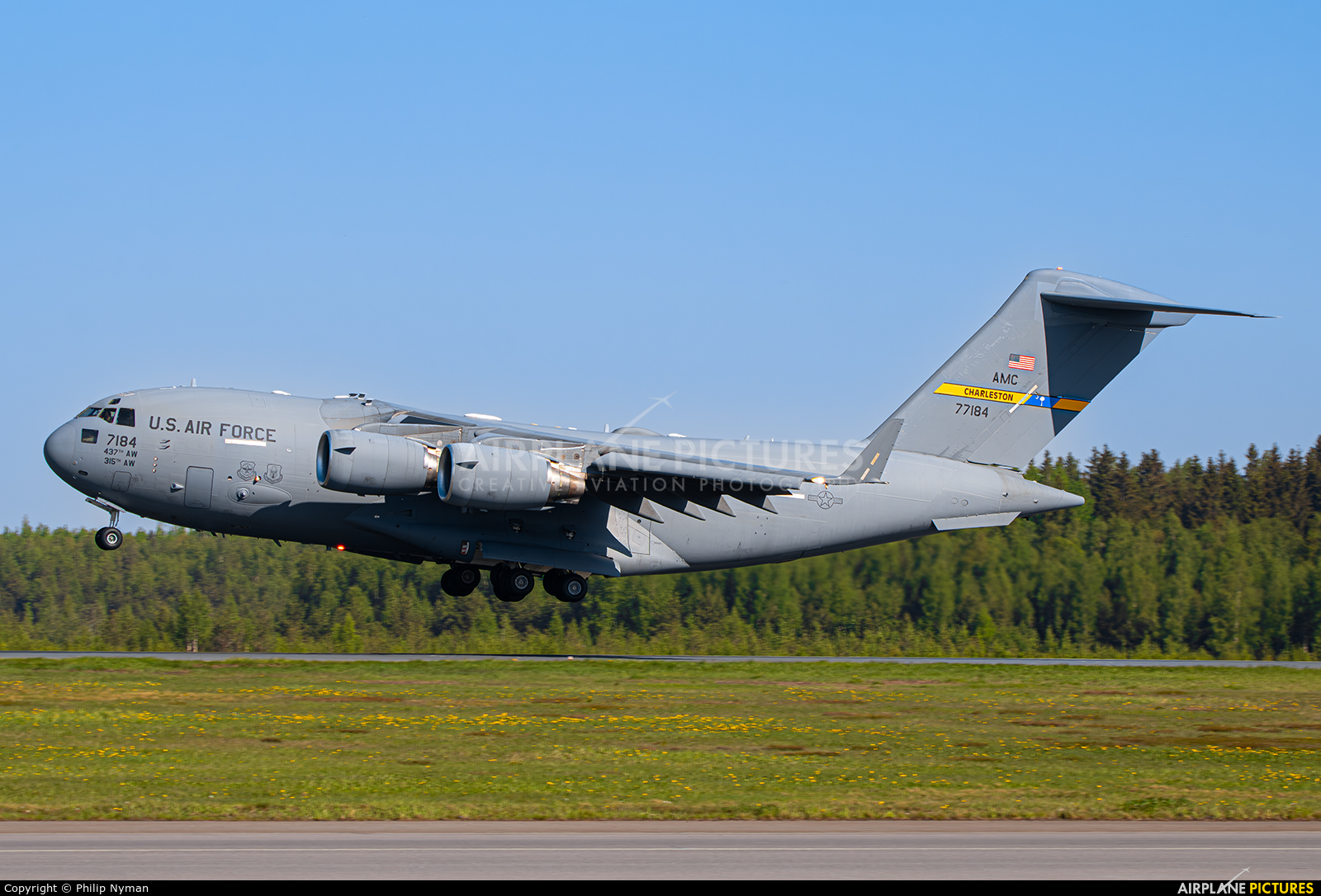 USA - Air Force 07-7184 aircraft at Helsinki - Vantaa
