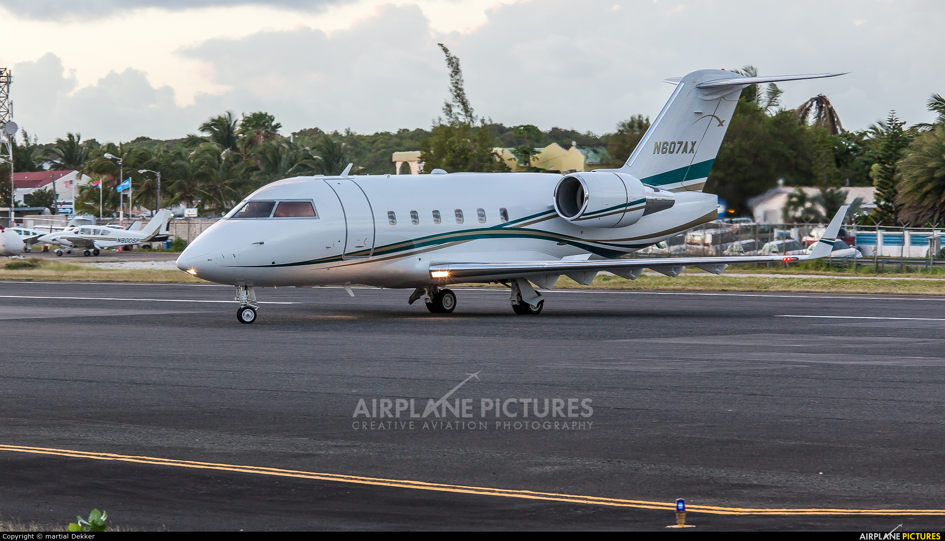 Private N607AX aircraft at Sint Maarten - Princess Juliana Intl