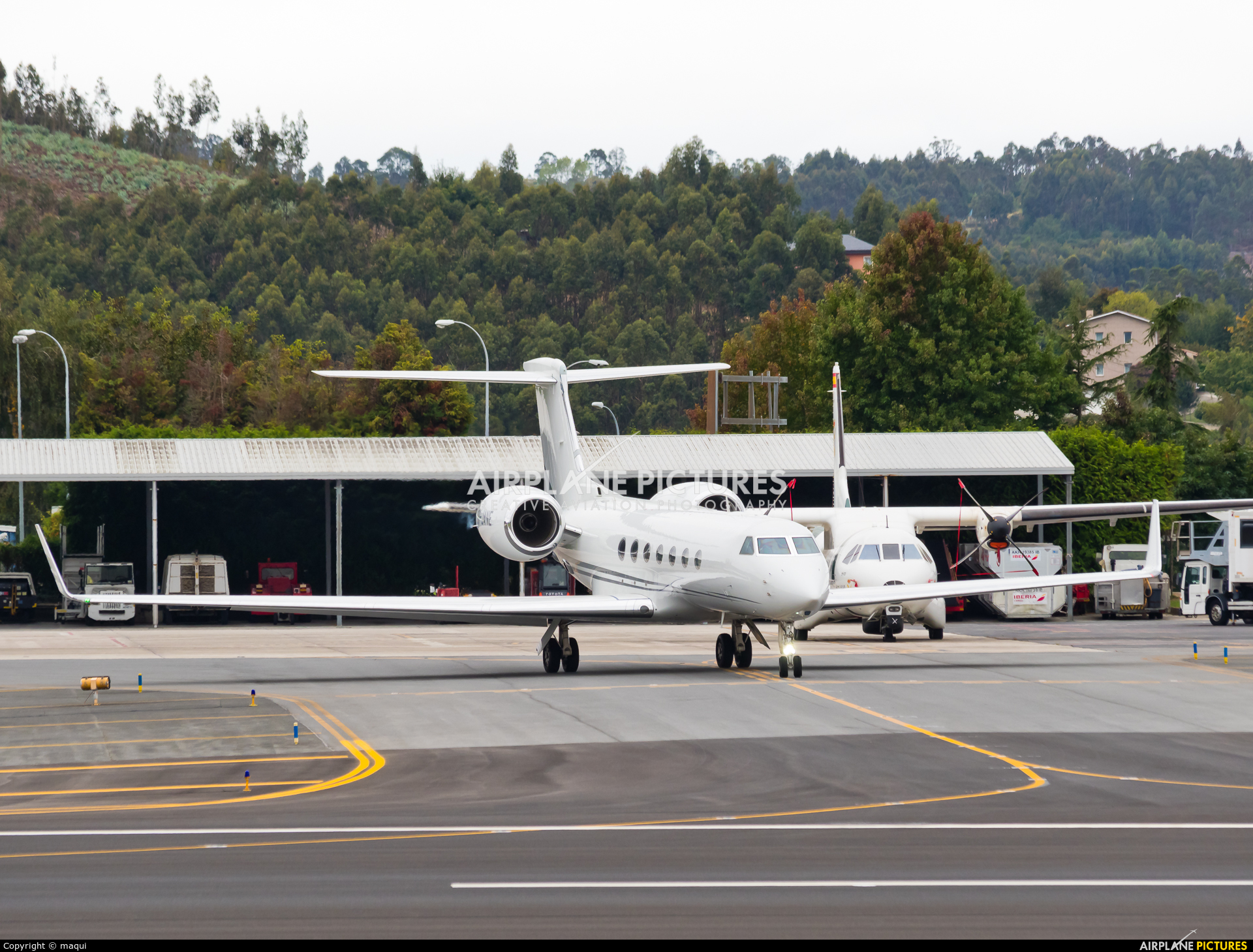 Skyfirst Ltd 9H-JANE aircraft at La Coruña