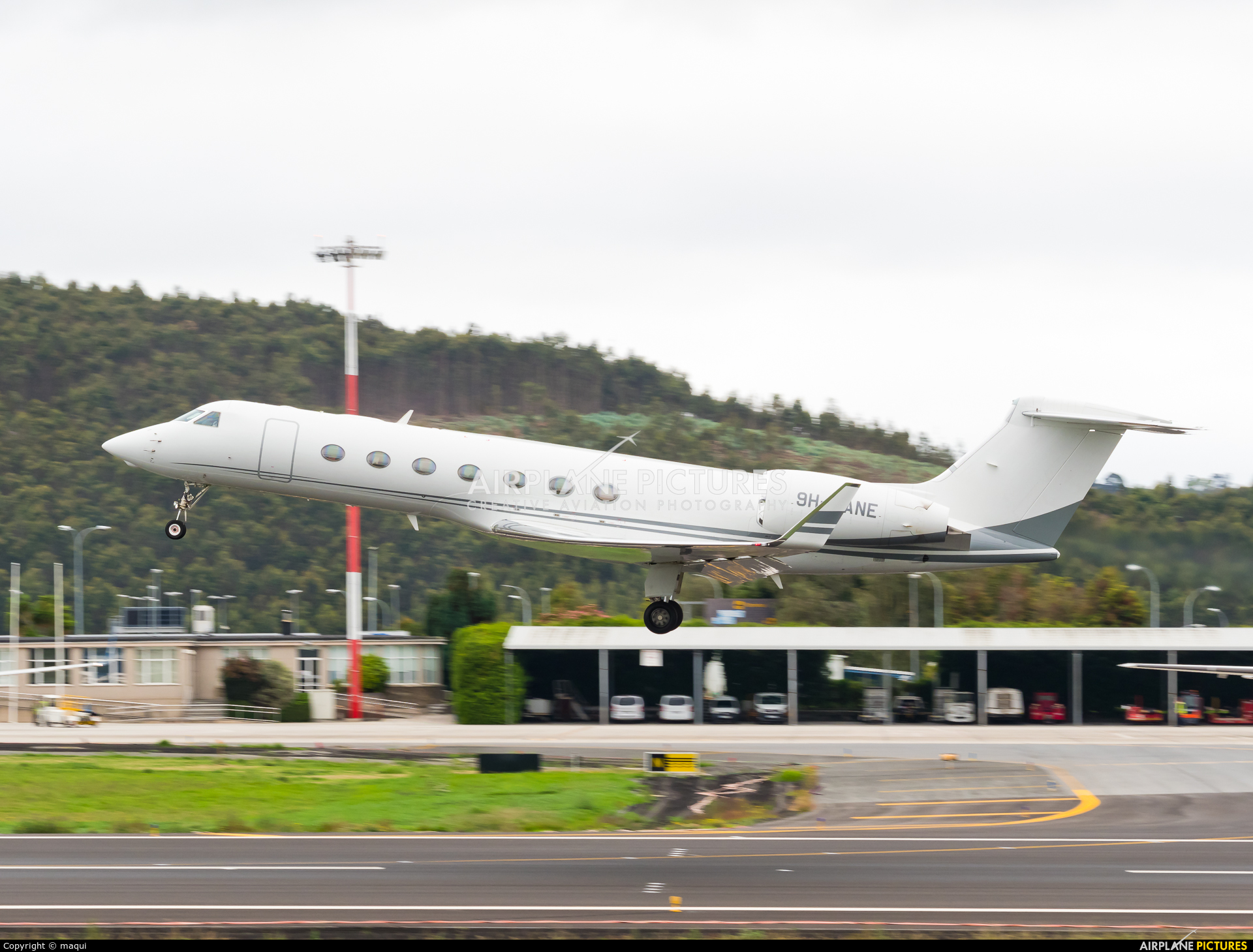 Skyfirst Ltd 9H-JANE aircraft at La Coruña