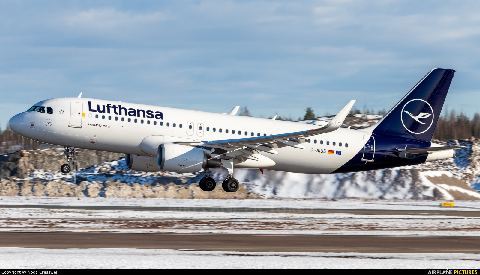 Lufthansa D-AIUE aircraft at Helsinki - Vantaa