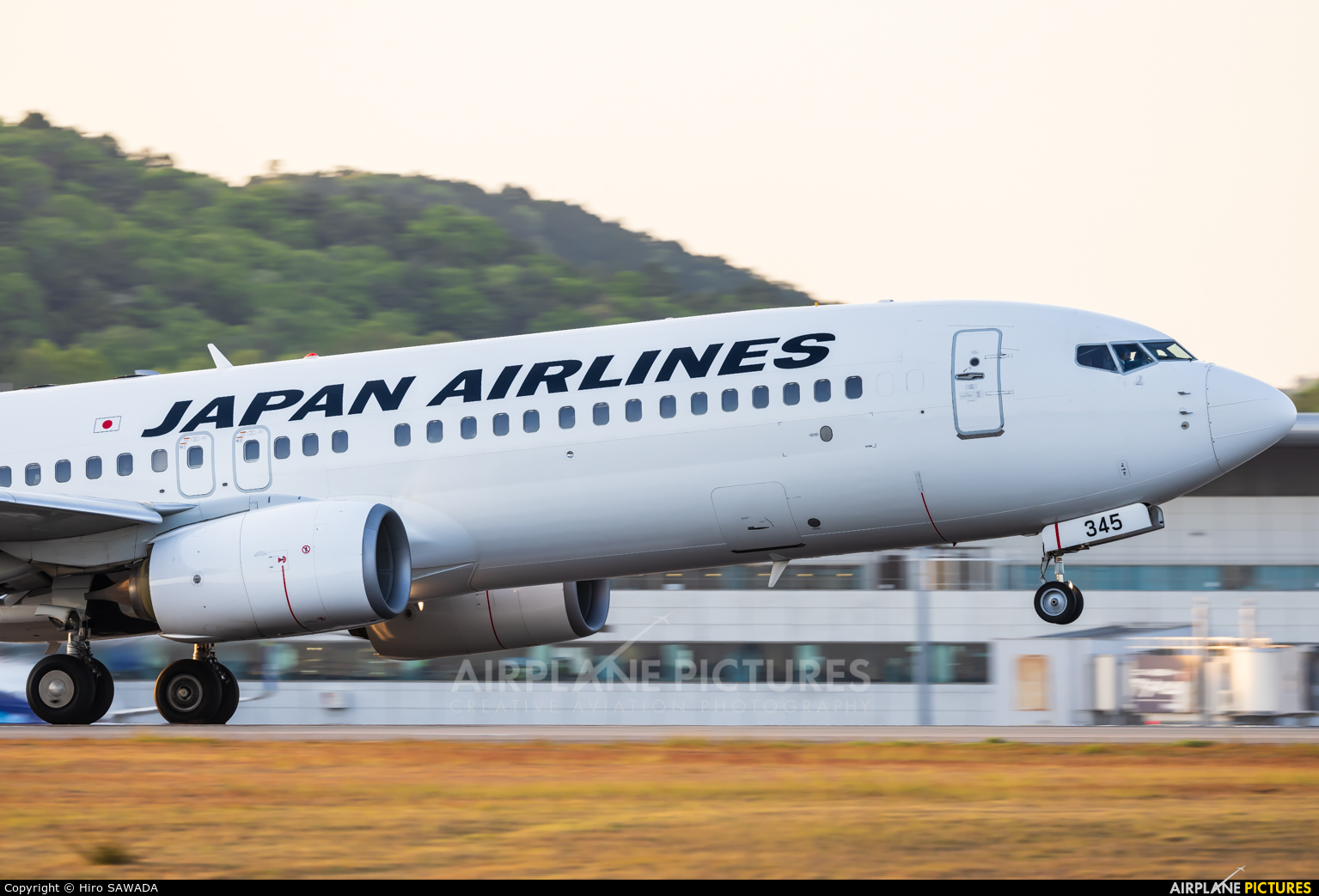 JAL - Japan Airlines JA345J aircraft at Hiroshima