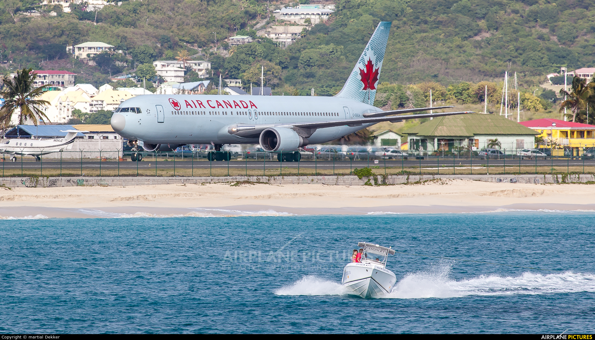 Air Canada C-GSCA aircraft at Sint Maarten - Princess Juliana Intl