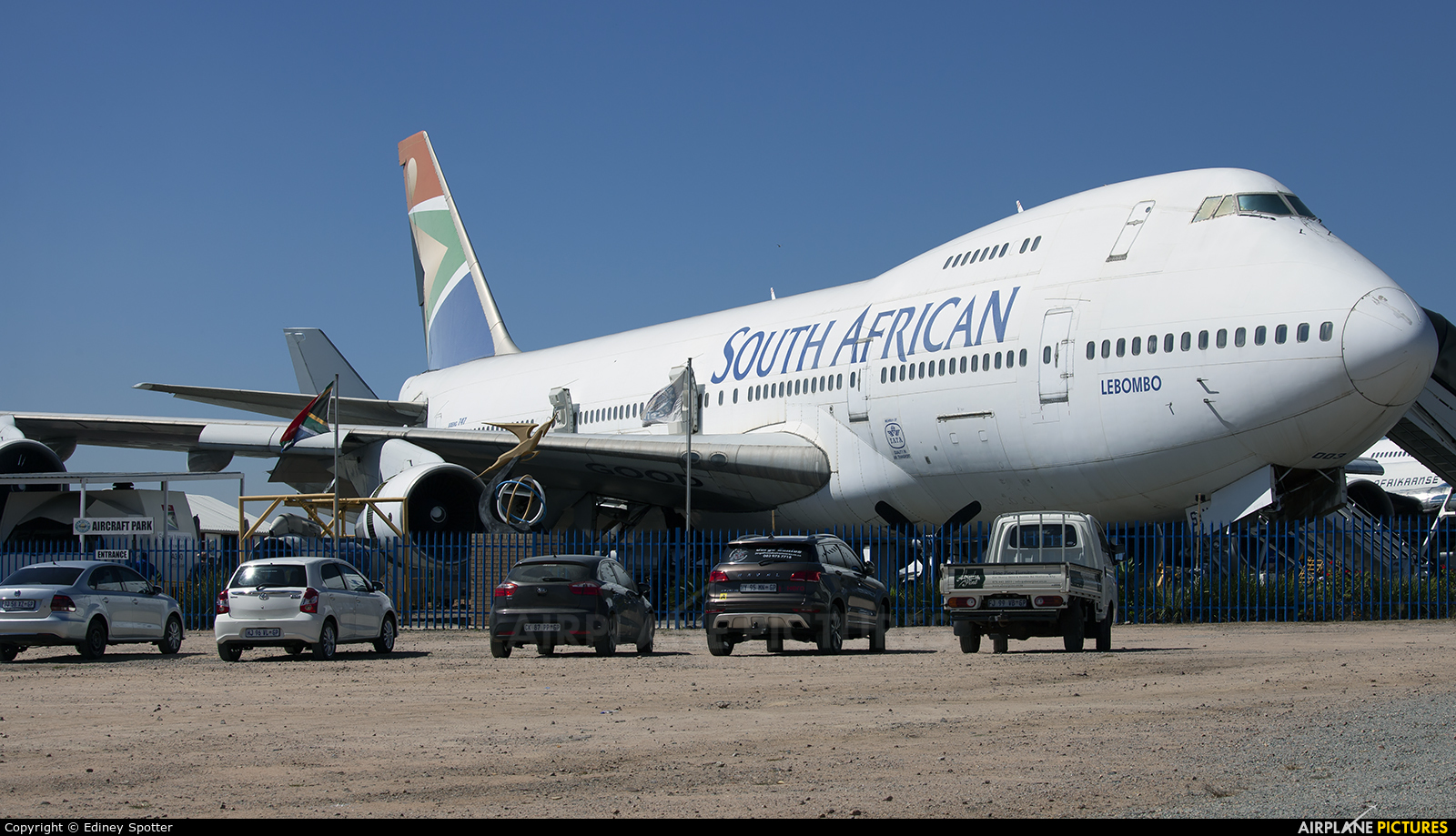 South African Airways ZS-SAN aircraft at Johannesburg - Rand