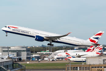 G-XWBK - British Airways Airbus A350-1000
