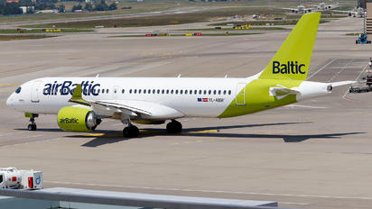 YL-ABM - Air Baltic Airbus A220-300